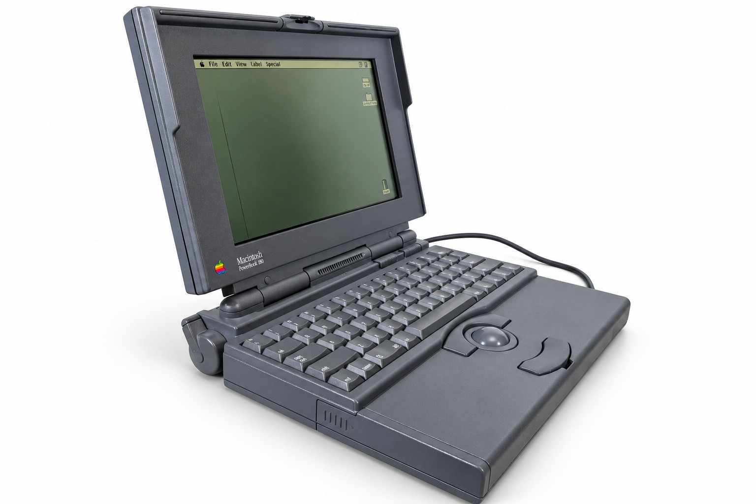 Apple Macintosh PowerBook 180 M4440 4MB RAM 120MB HDD System 7.1 Tested Working