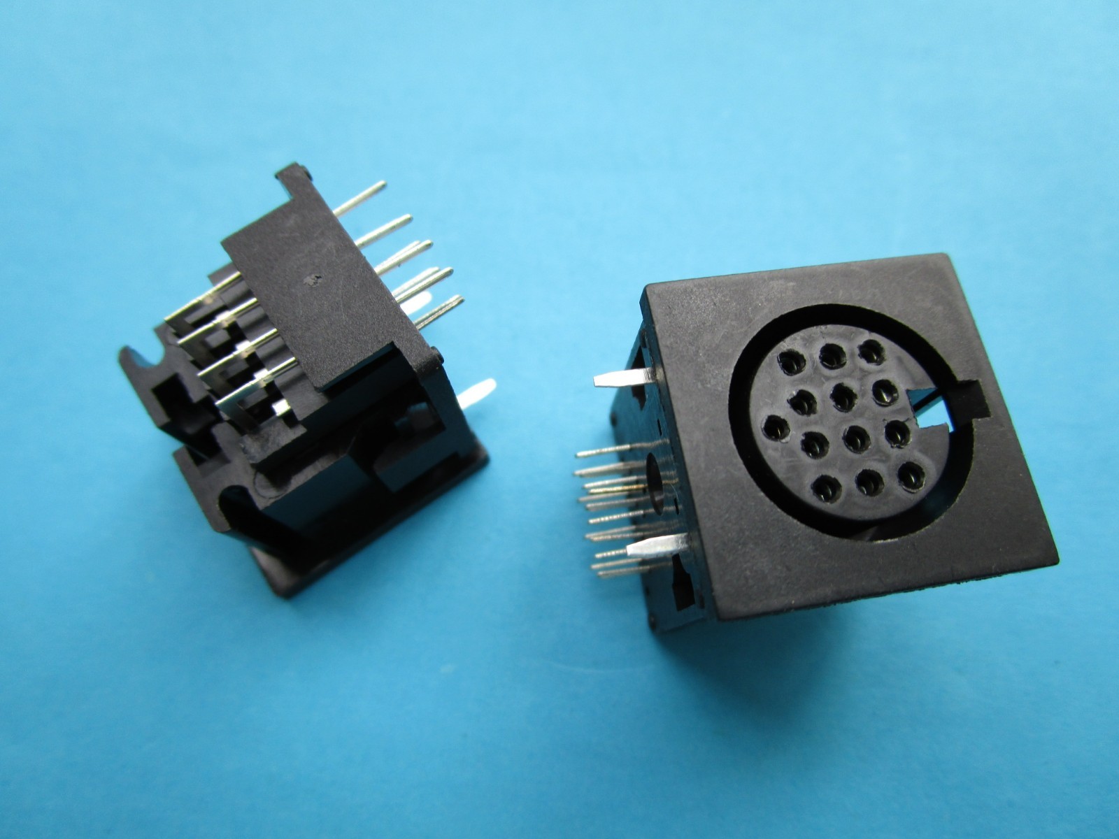 5 pcs DIN Jack 13 pin Circular Female PCB Mount Connector New