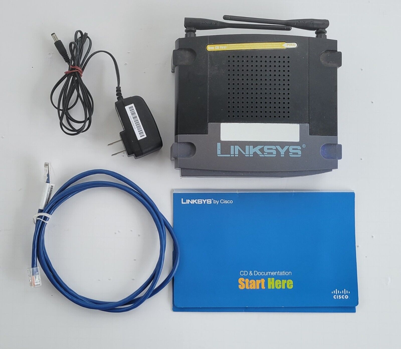 Linksys WRT54GS v2.1 54Mbps 4-Port 10-100 Wireless G Router