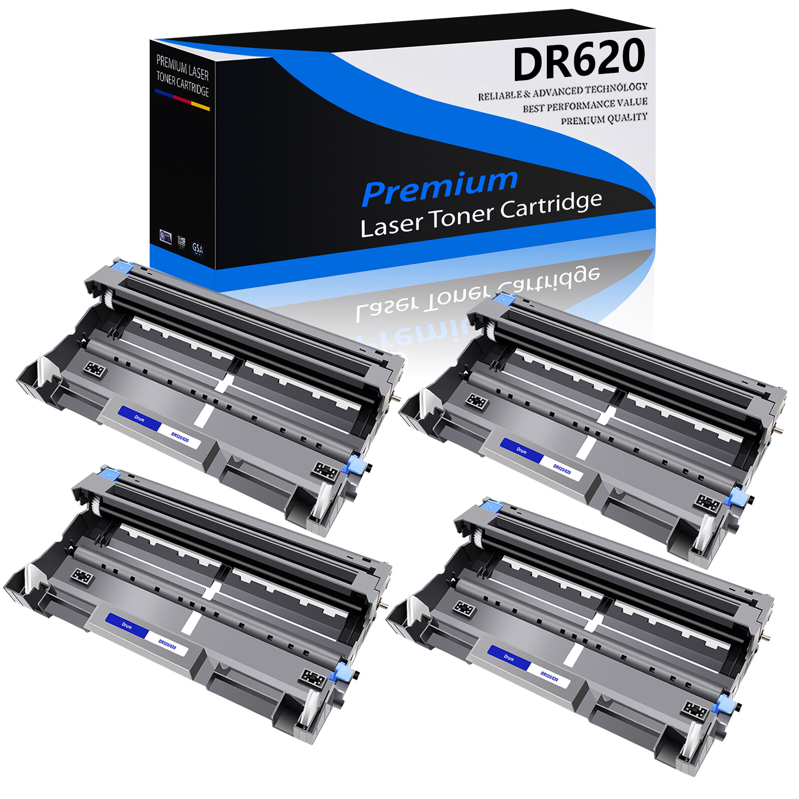 4PK DR620 Drum Unit Compatible with Brother DCP-8085DN HL-5350DNLT 5340D 5380DN