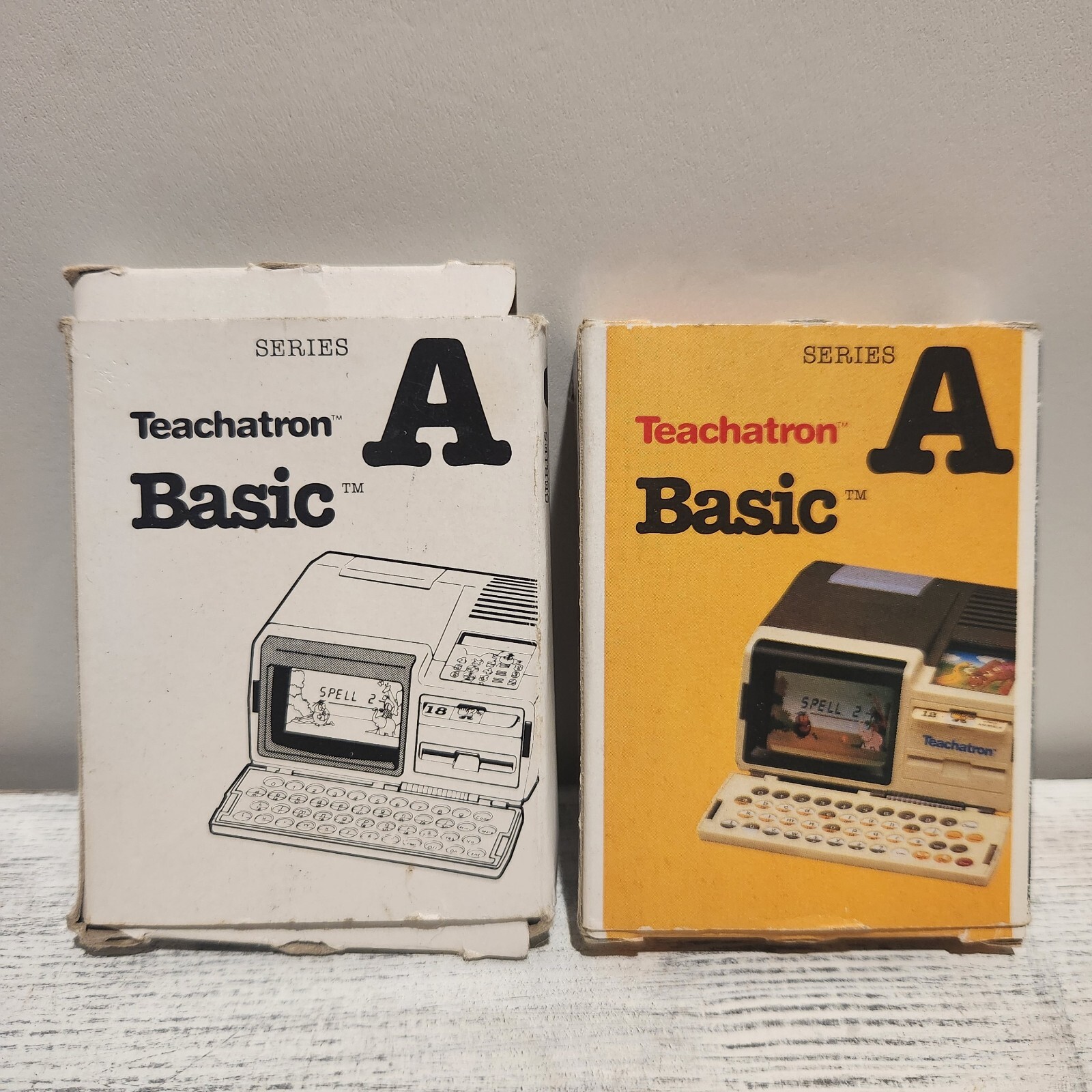Vintage Teachatron Basic A Cards Lot of 2 Incomplete Sets Old Technology 