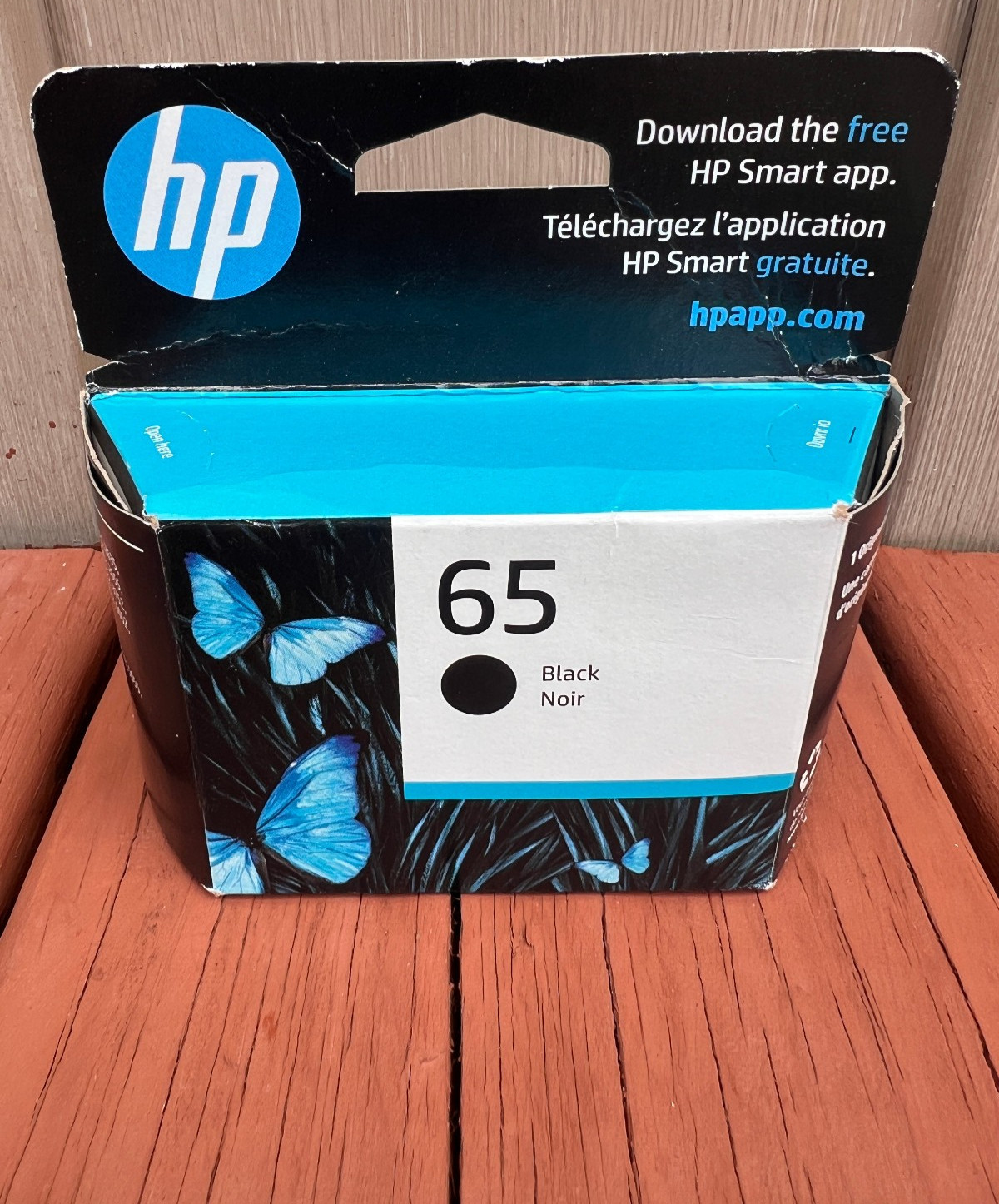 Black HP #65 - 1 pack Black Ink Cartridges New Genuine - Factory Sealed FEB 2026