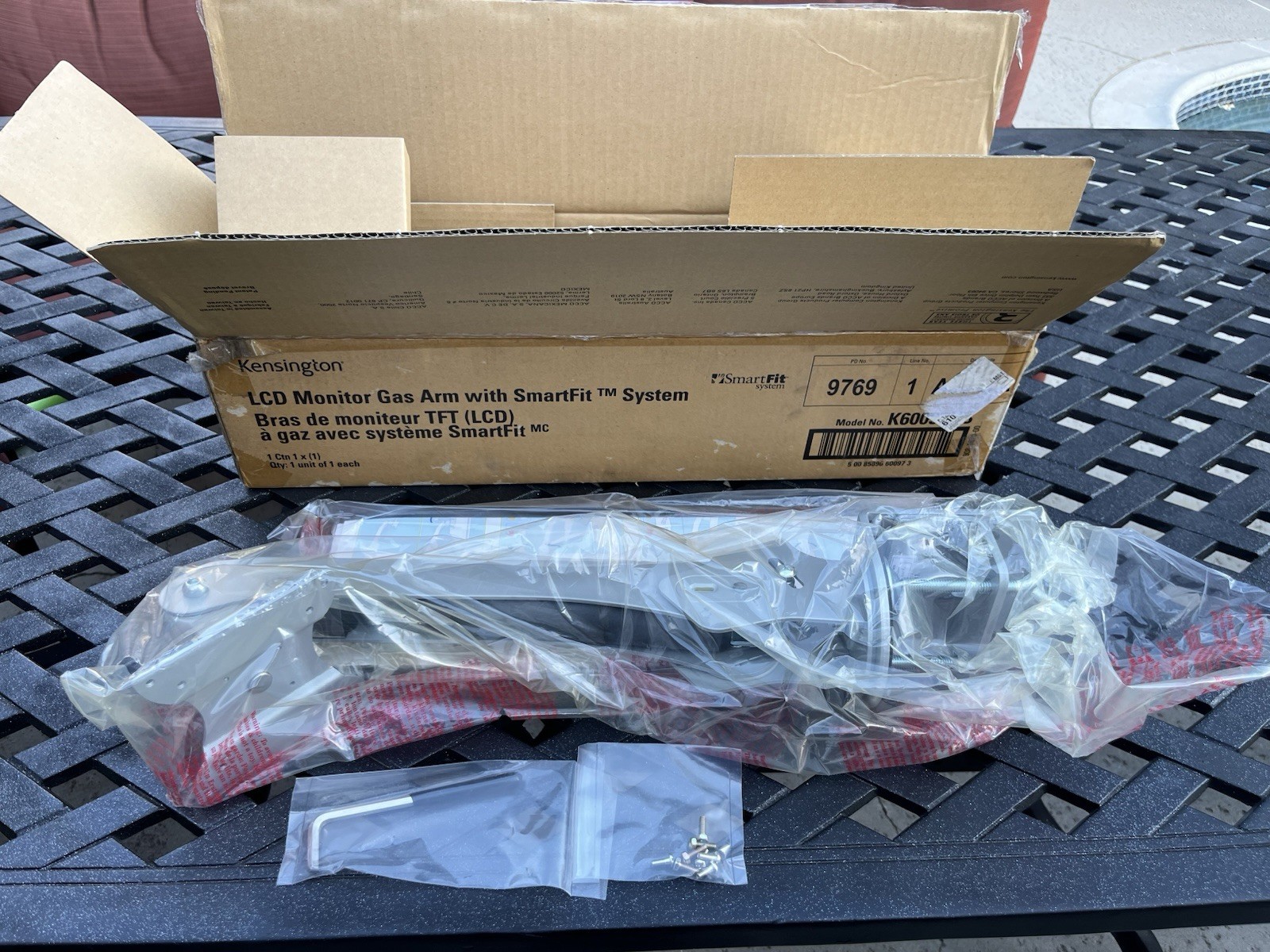 Kensington SmartFit Premium Heavy Duty Monitor Arm K60097 - New Sealed Parts