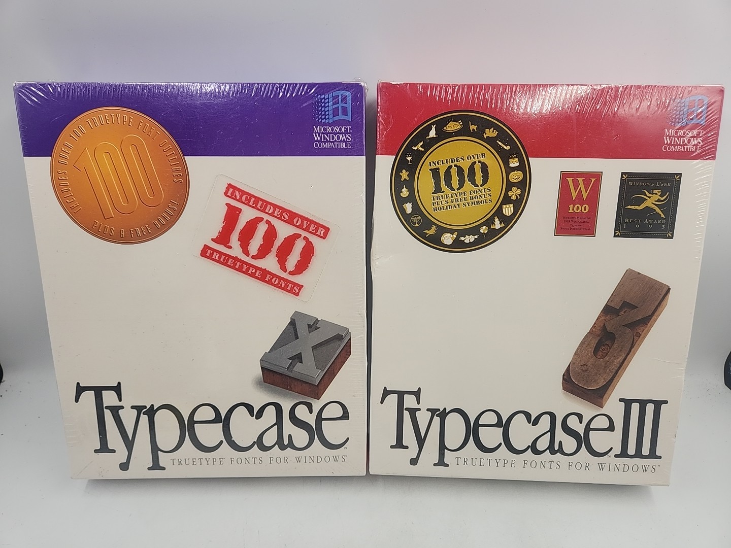 Typecase And Typecase III True Type Fonts for Windows -3 1/2" Disks NEW SEALED 
