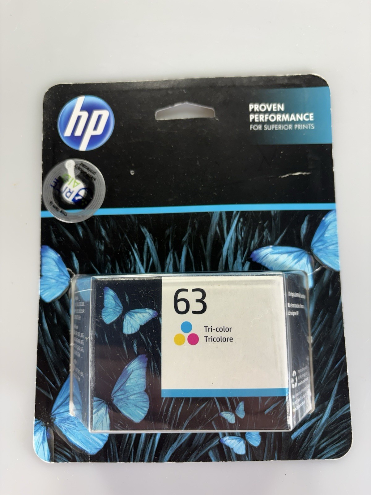 New Genuine HP 63 Tri-Color Ink Cartridge Exp 5/2023