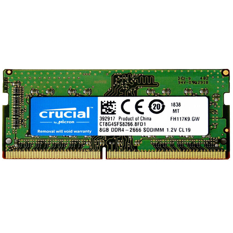 Crucial DDR4 32GB 16GB 8GB 2666MHZ PC4-21300 memory SODIMM Laptop RAM Notebook 