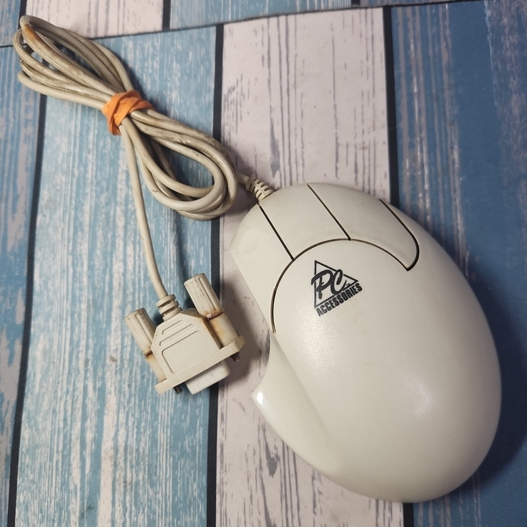 VTG. PC Accessories Mouse GH7002 - KQ2-H7002 (3-button 9-pin serial MS/PC) Works