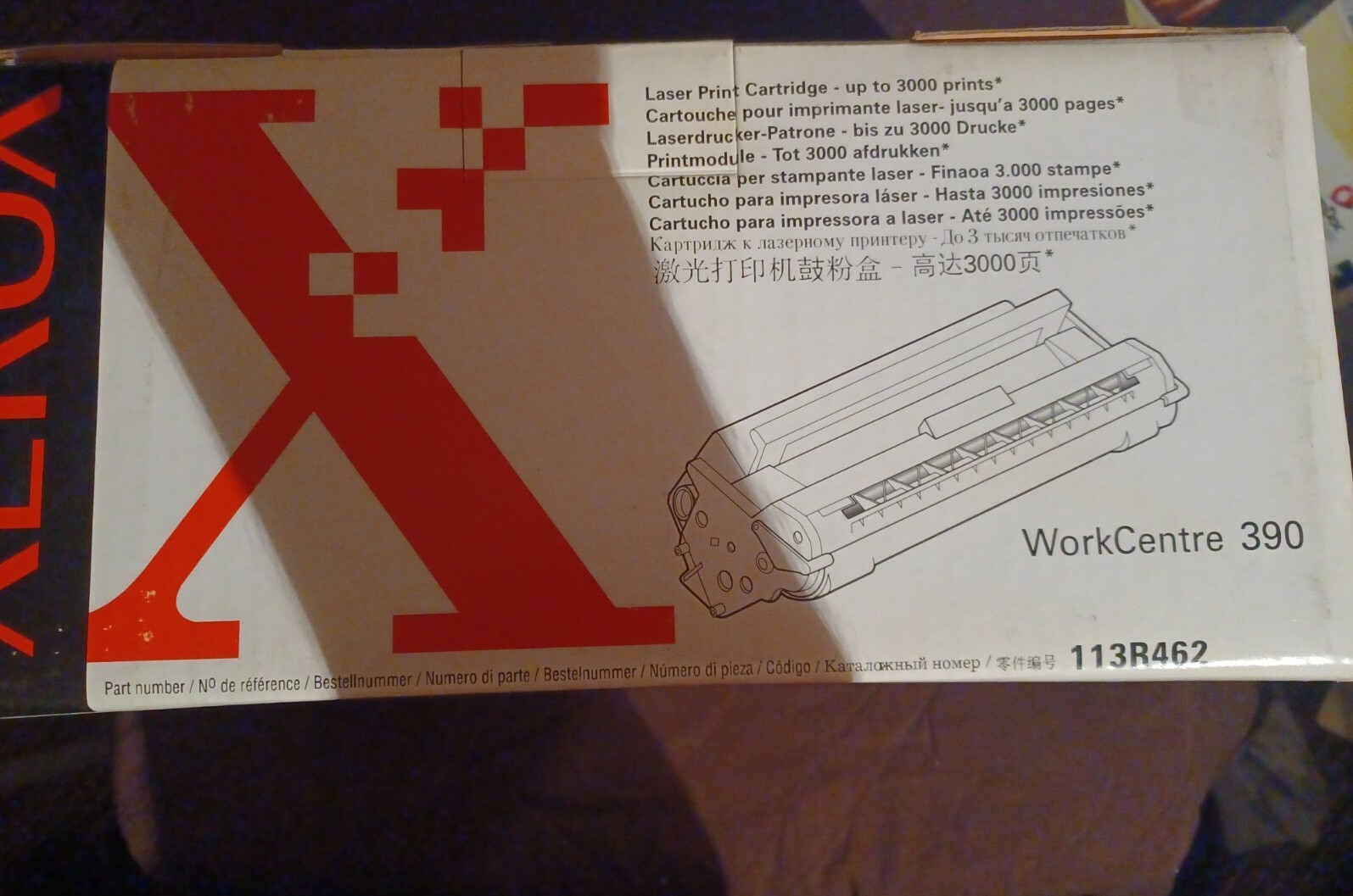 Xerox WorkCentre 390 113R462 Toner Cartridge NEW