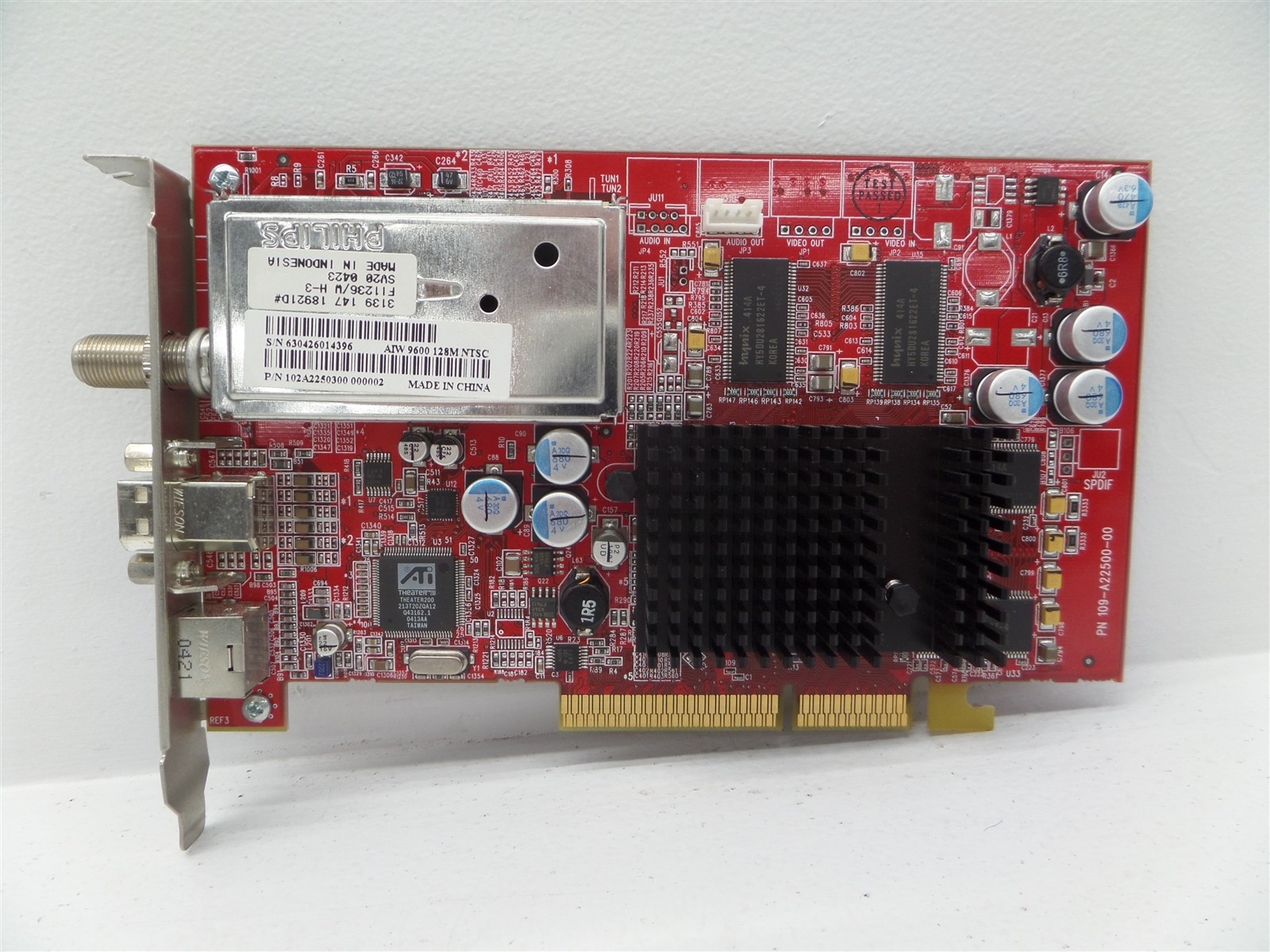 ATI AIW 9600 128MB AGP Video Card