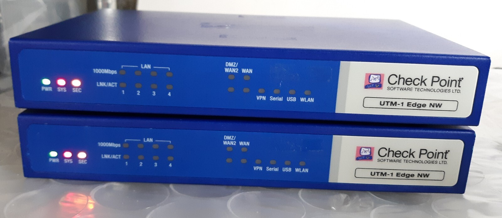 Pair of Check Point SBXN-200-3 UTM-1 Edge NW Security Appliance *FOR PARTS*