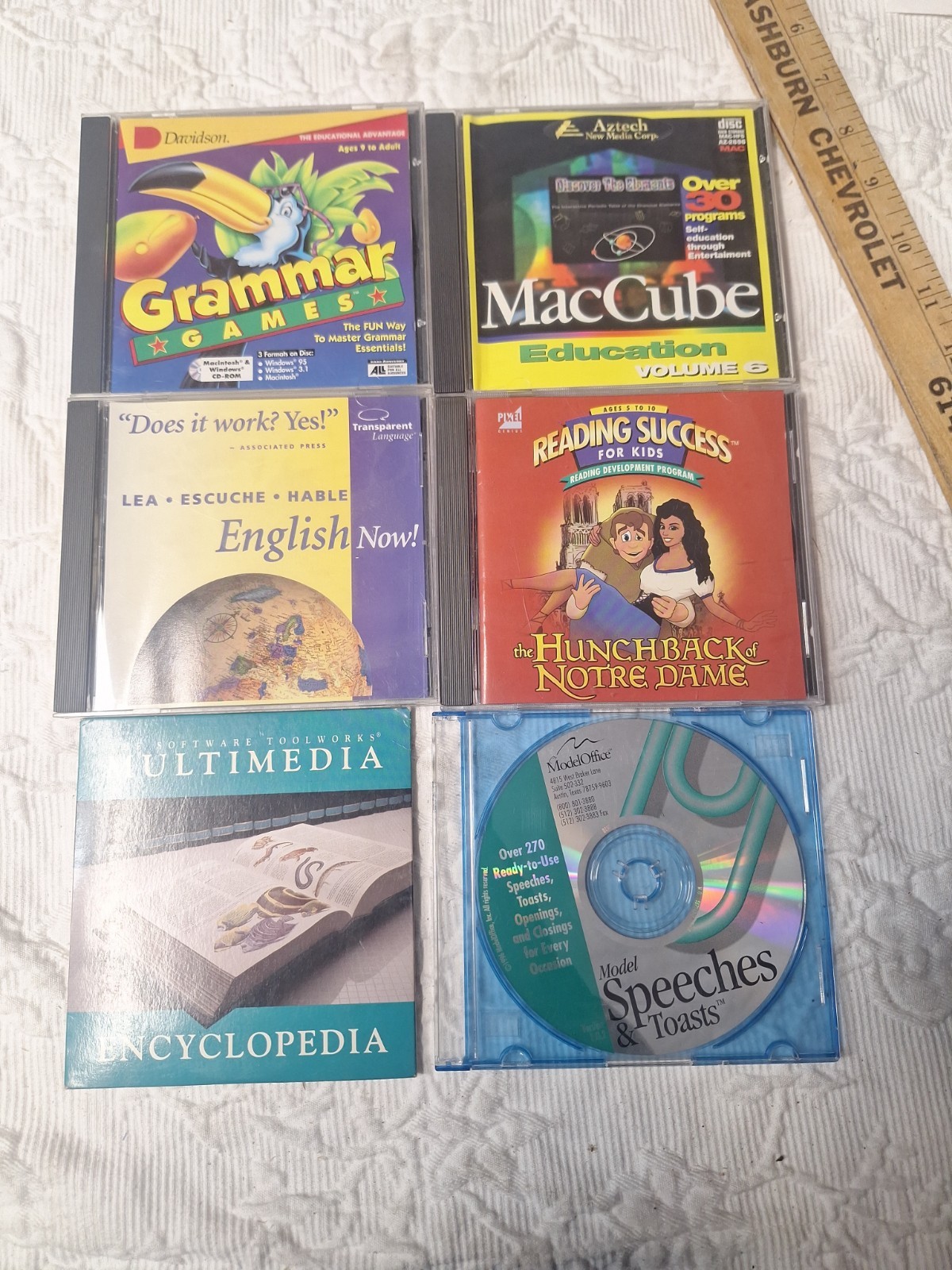 Vintage Computer Learning Educational Software Lot Of 6