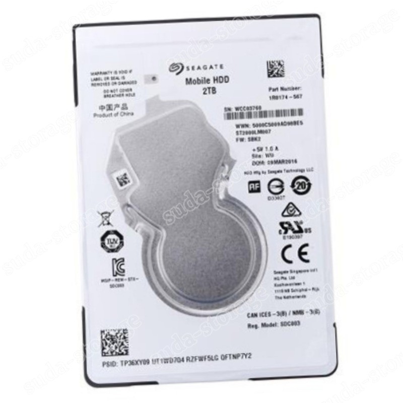 1PCS Seagate Mobile HDD 2TB ST2000LM007 128MB SATA 2.5" Internal HDD Hard Disk