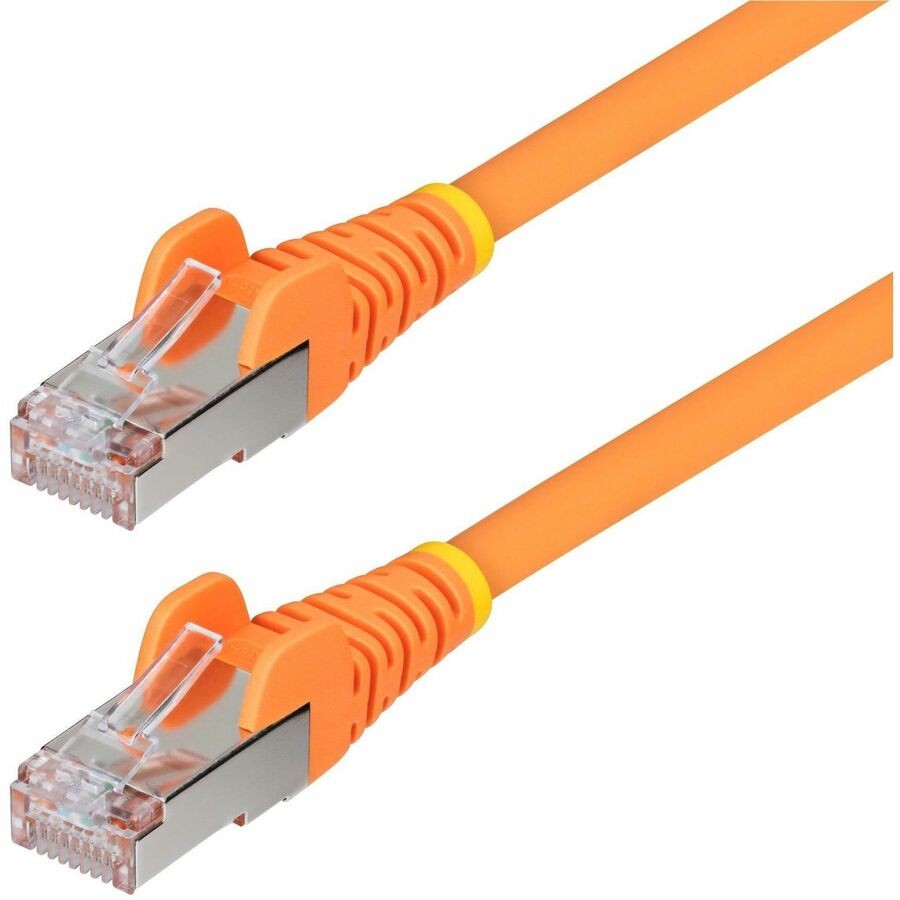 StarTech 25ft Orange CAT6a Ethernet Cable, Snagless RJ45, 10GbE, 100W PoE++