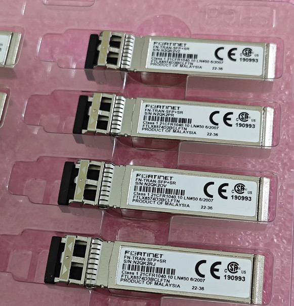 1Pcs Fortinet FN-TRAN-SFP-SR FTLX8574D3BCLFTN 10G 850nm Multimode SFP+