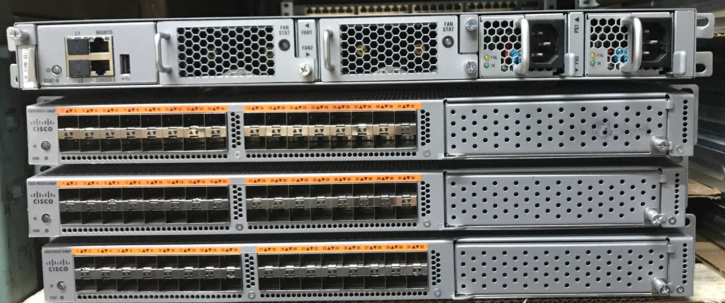 CISCO NEXUS 5548UP 32-PORT 10GE FC0E SWITCH with DUAL PSU & FANS A TYPE