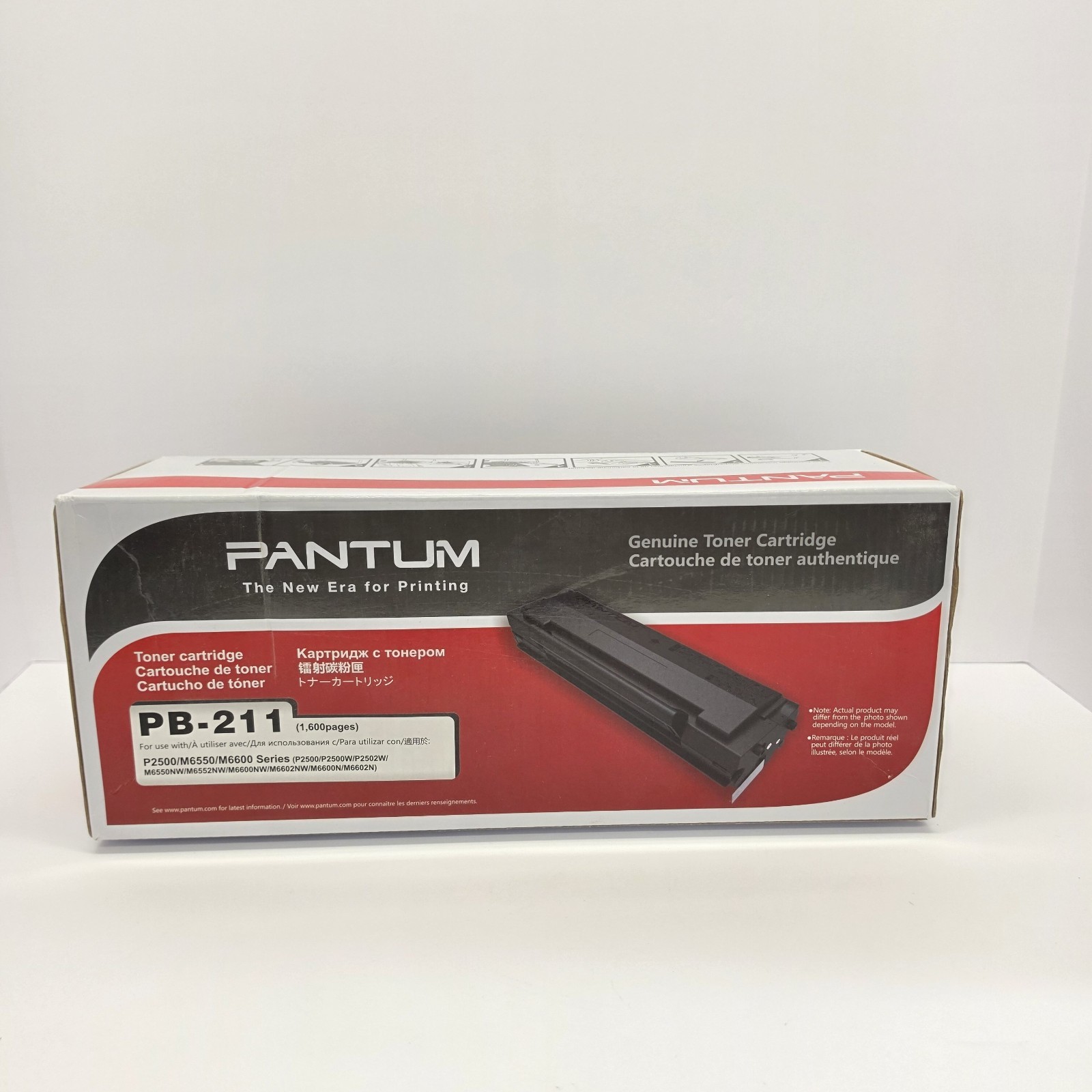 Pantum Genuine PB-211 Toner Cartridge 1600 Pages New In Box