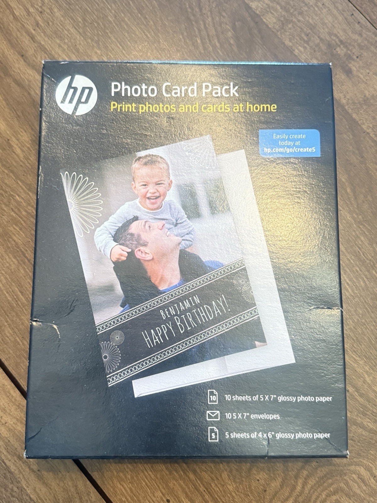 HP Photo Card  10-Pack Print 5x7 Photo Cards At Home With Envelopes 
