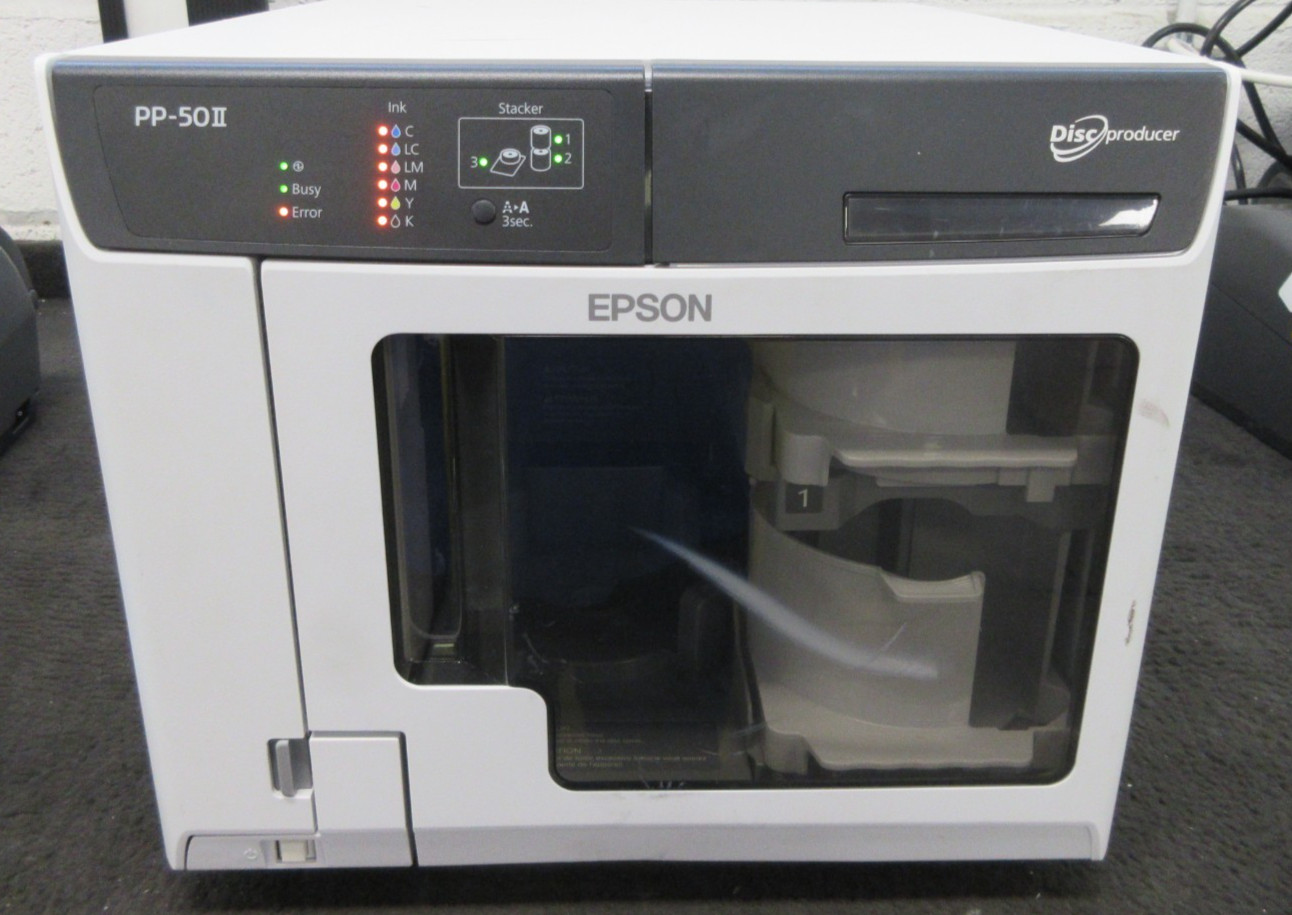Epson PP-50II N133A Disc Producer CD DVD BLU-RAY Disc Publisher And Printer