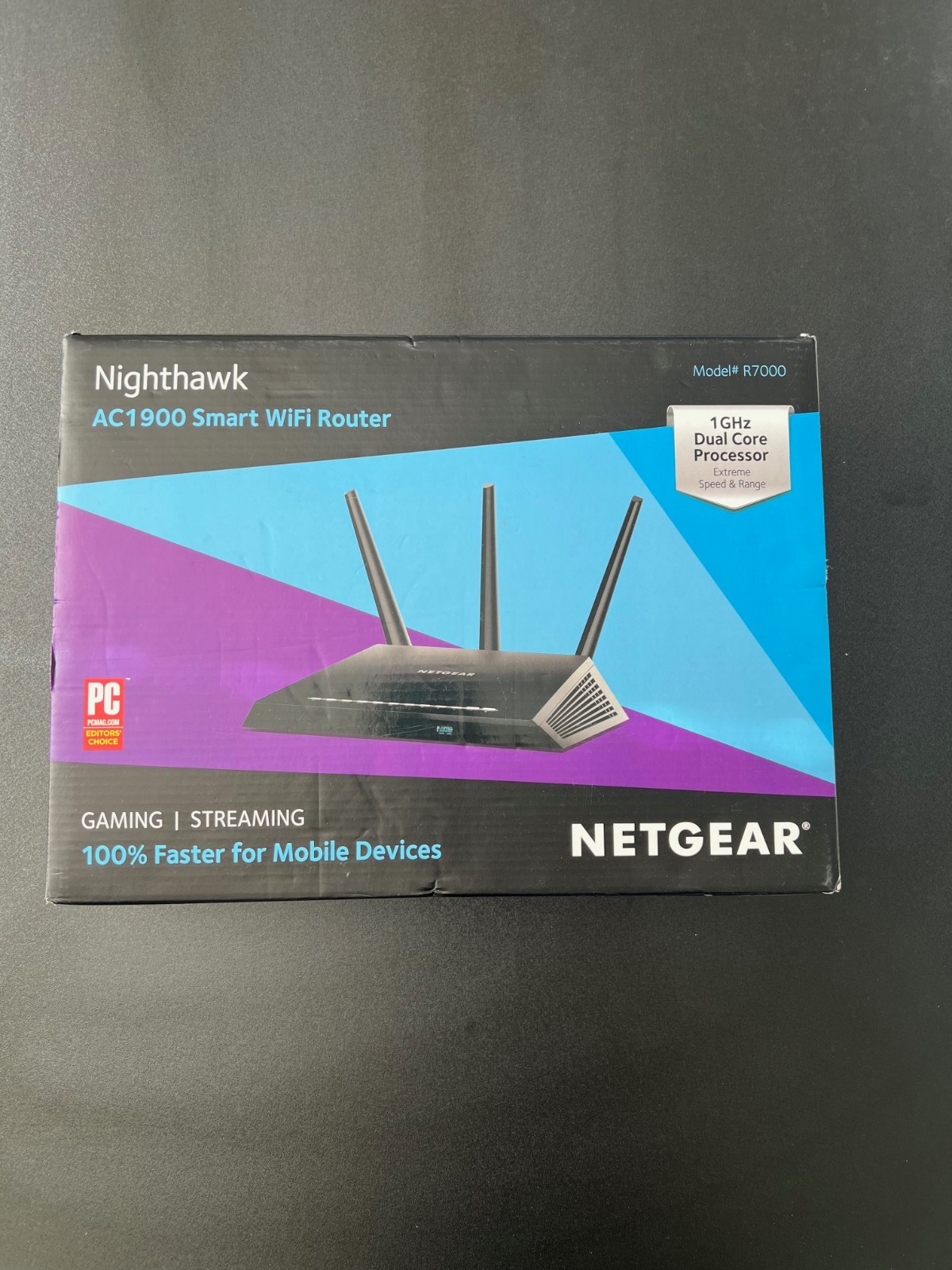 NETGEAR Nighthawk R7000 Smart WiFi Wireless Router AC1900 Gaming Streaming