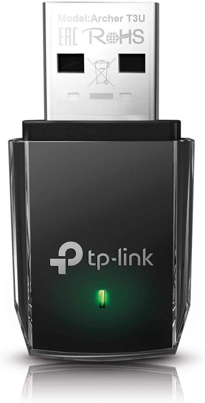 TP-Link AC1300 USB WiFi Adapter(Archer T3U)- 2.4G/5G Dual Band Wireless
