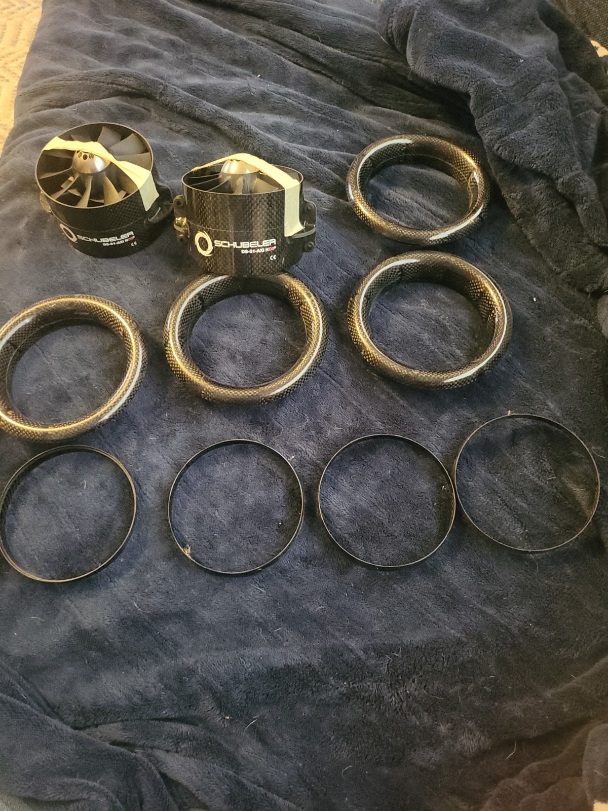 Schubler Fan DS-51-AXI. HDS Open Box With Extra Parts. Top & Bottom?