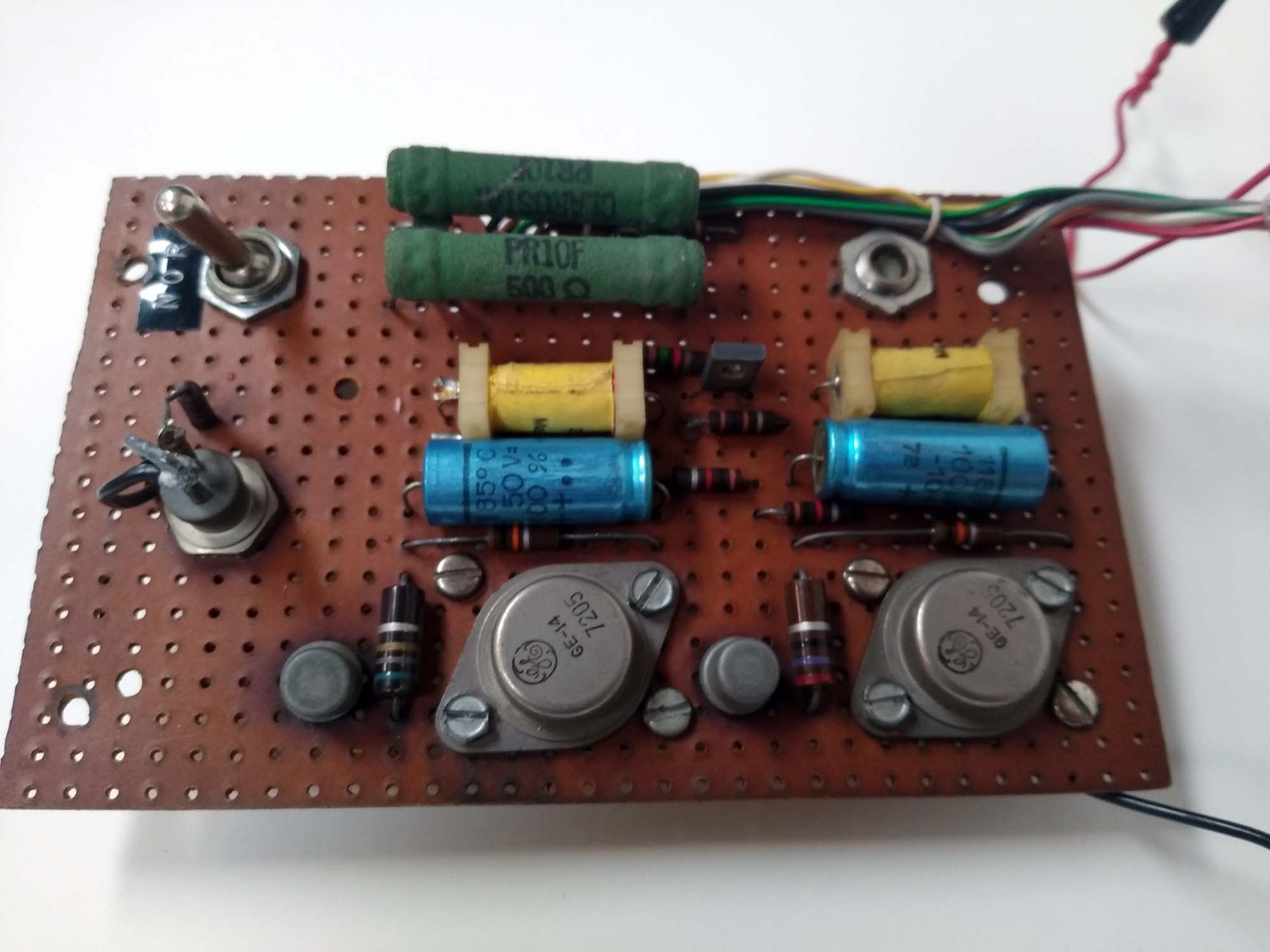 Vintage Circuit Board 1960s 1970s Electronic Art