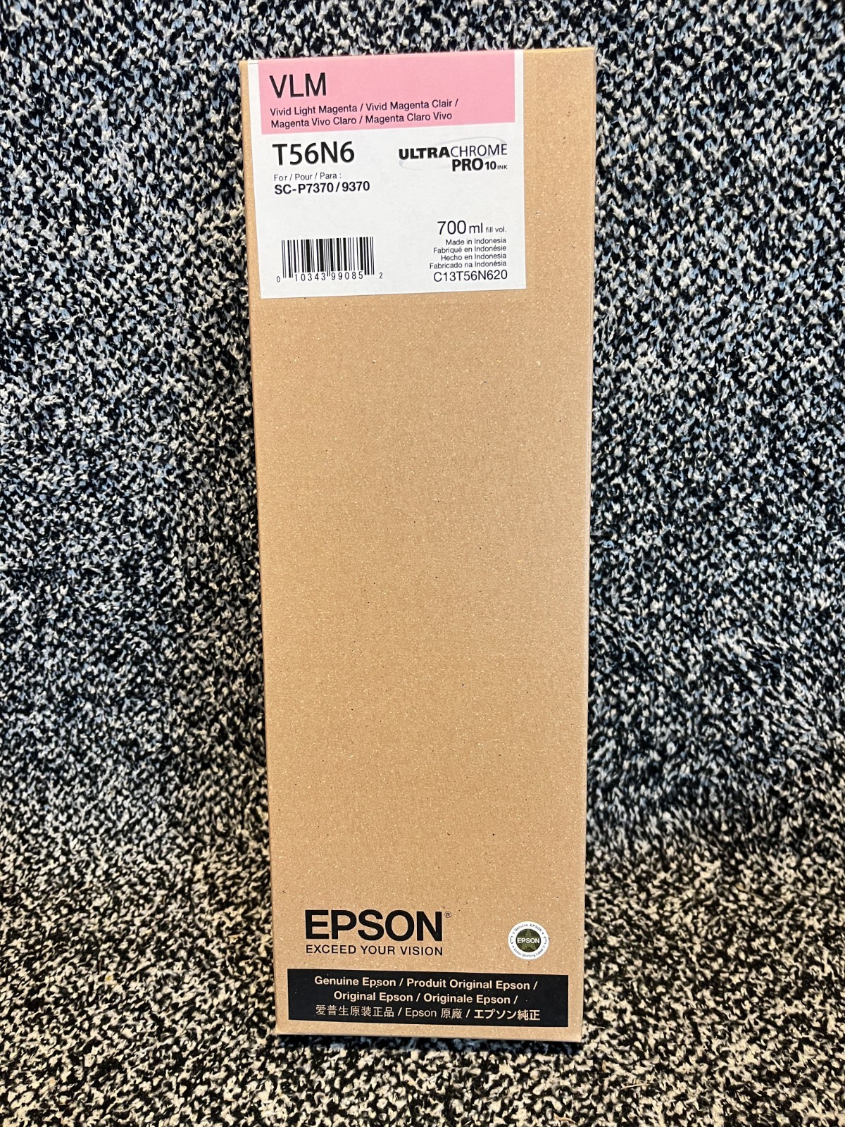 GENUINE EPSON T56N6 Vivid Light Magenta Ink SC-P7370 SC-P9370 Date: Sept 2027