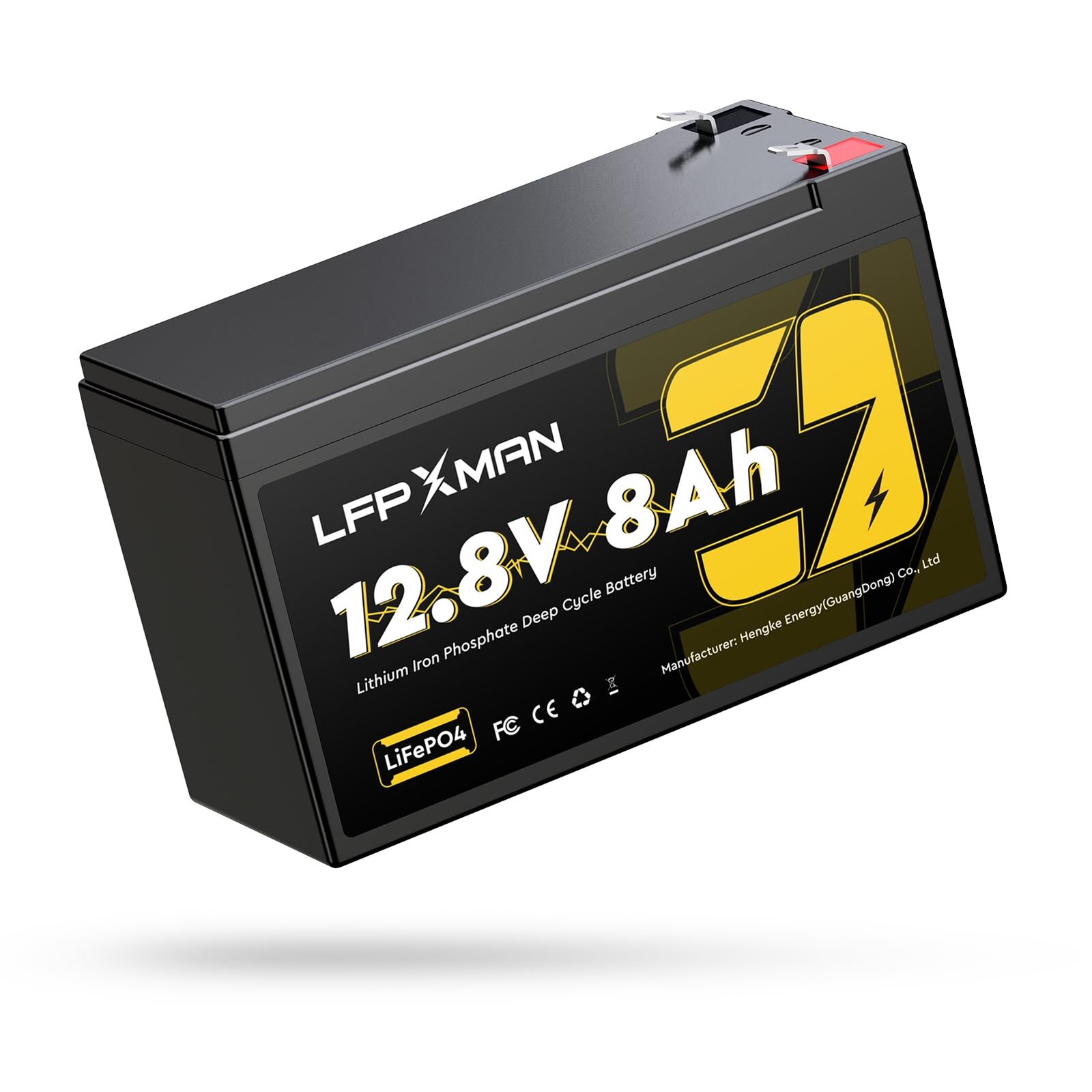 LFPXMAN 12V 8Ah LiFePO4 Battery Better Replacement Solution SLA Battery SA008