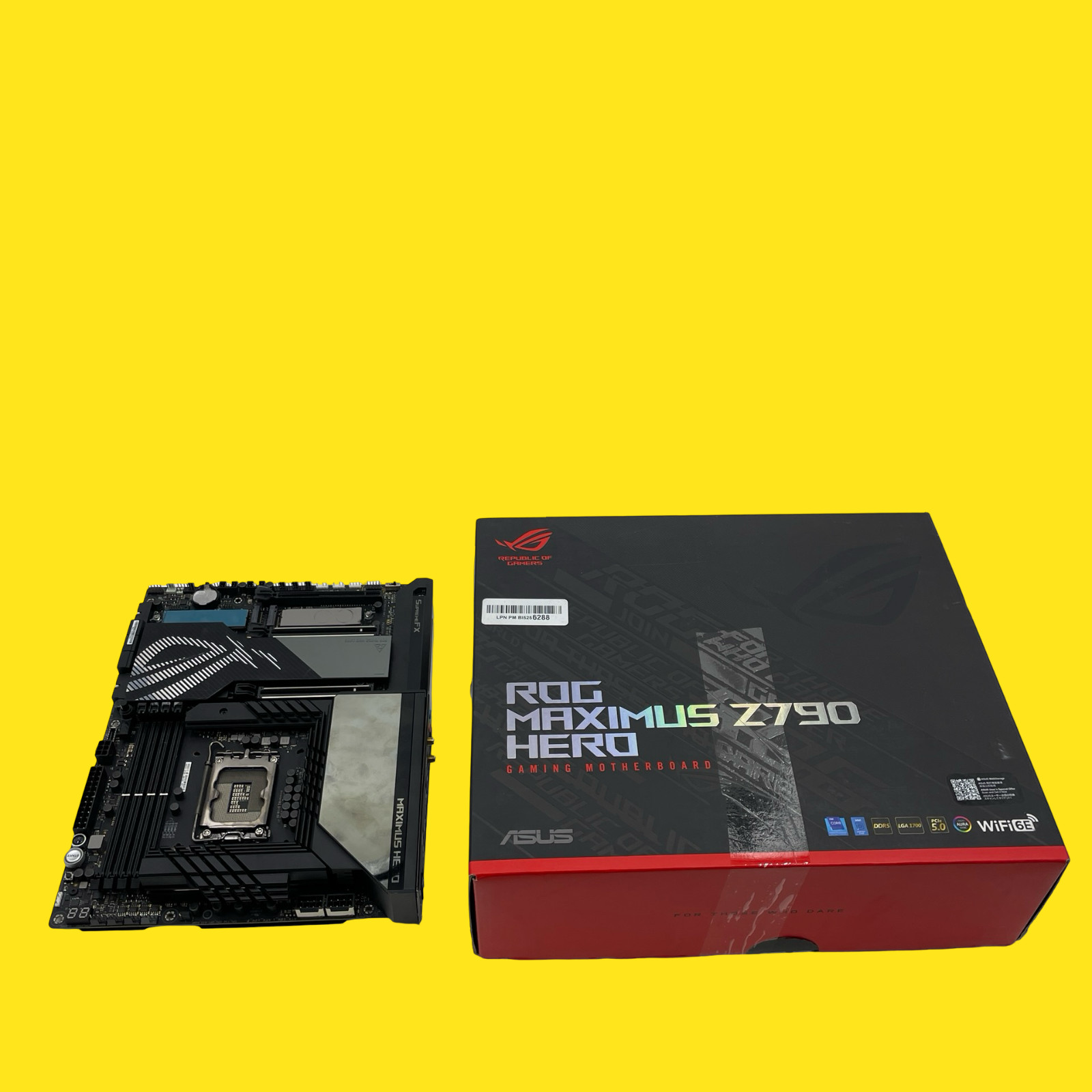 AS/IS ASUS ROG Maximus Z790 Hero WiFi 6E LGA1700 DDR5 Motherboard #5384 z44b3