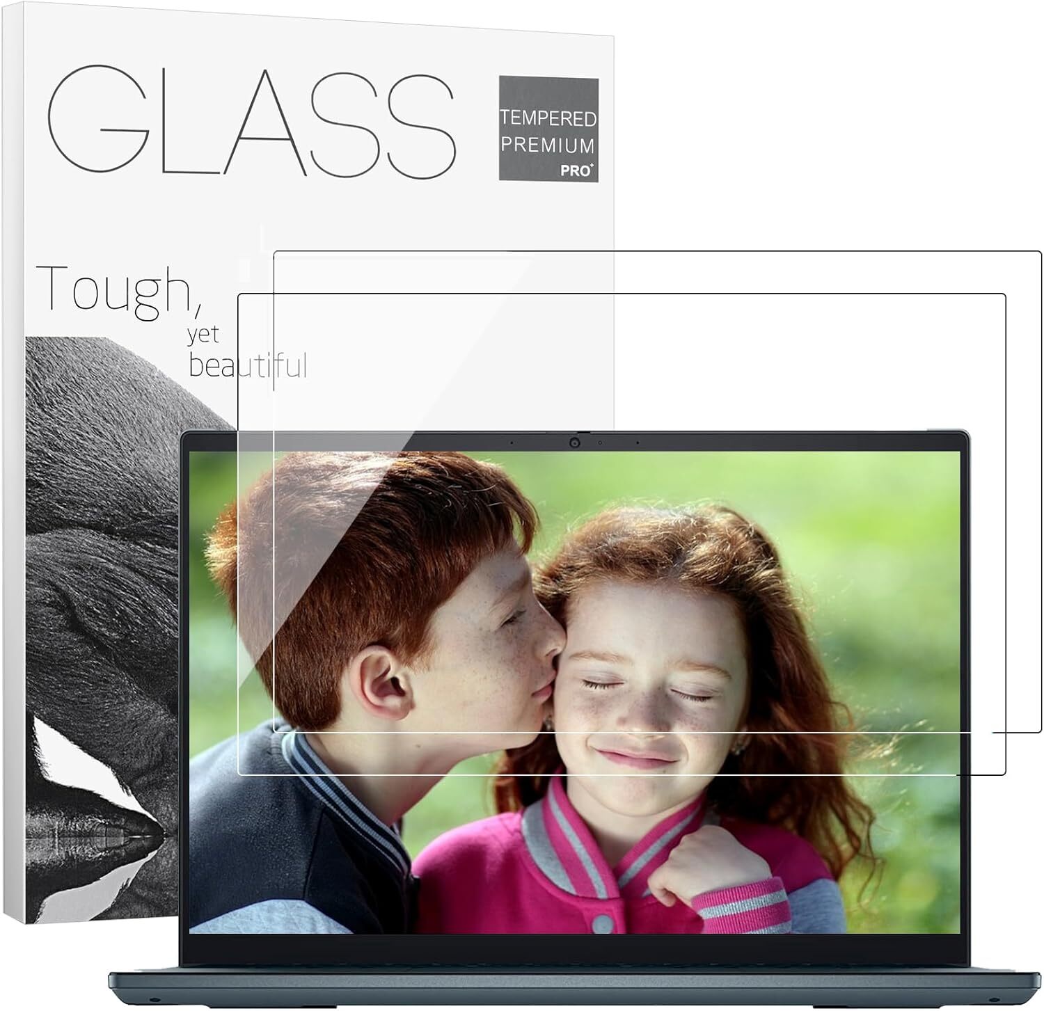 2Pack 15.6" 15.6 Inch (16:9 Aspect Ratio Screen), Tempered Glass Film 