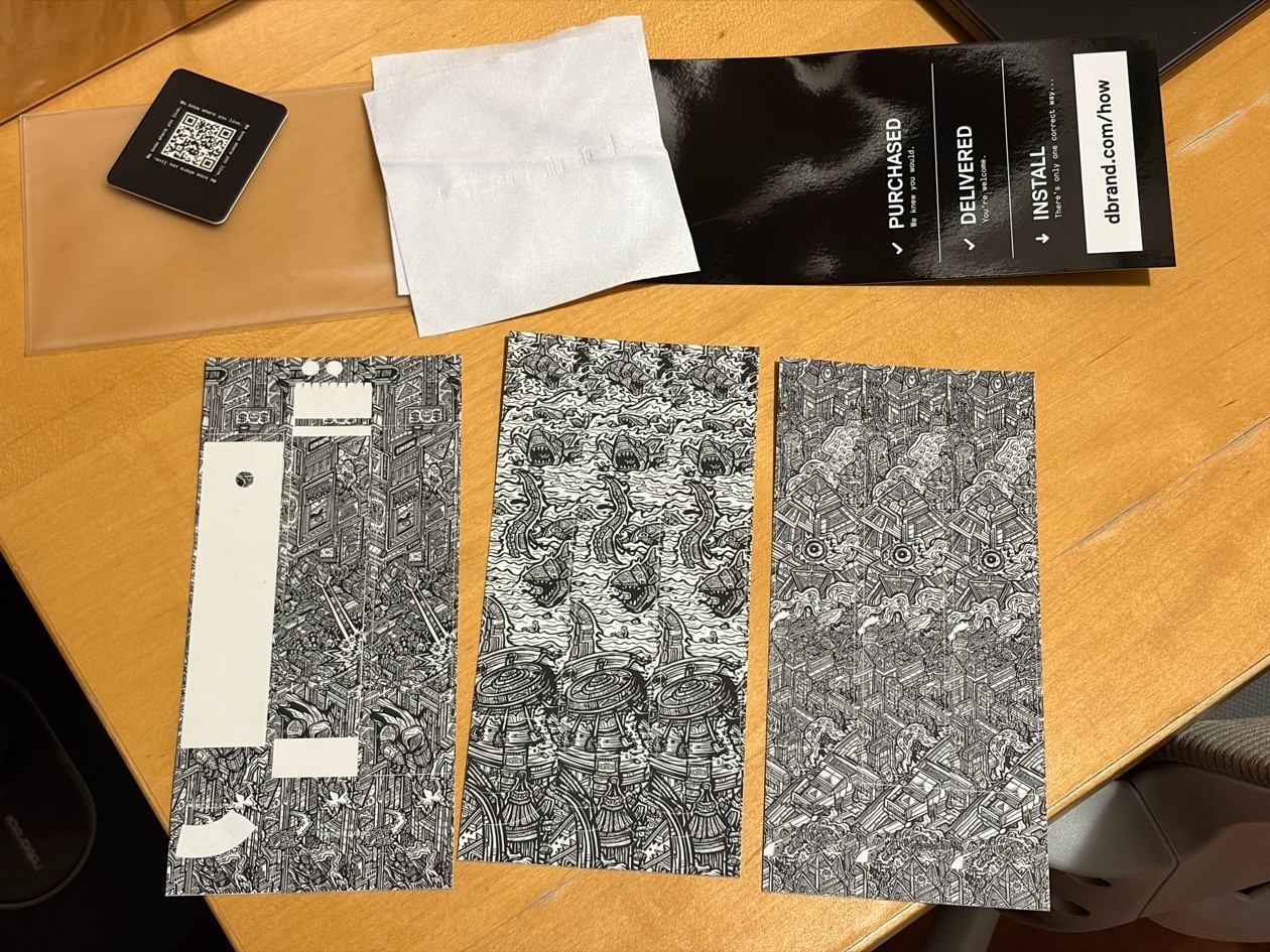 dbrand Apple Pencil Skins – Robot City Design (Pack of 8)