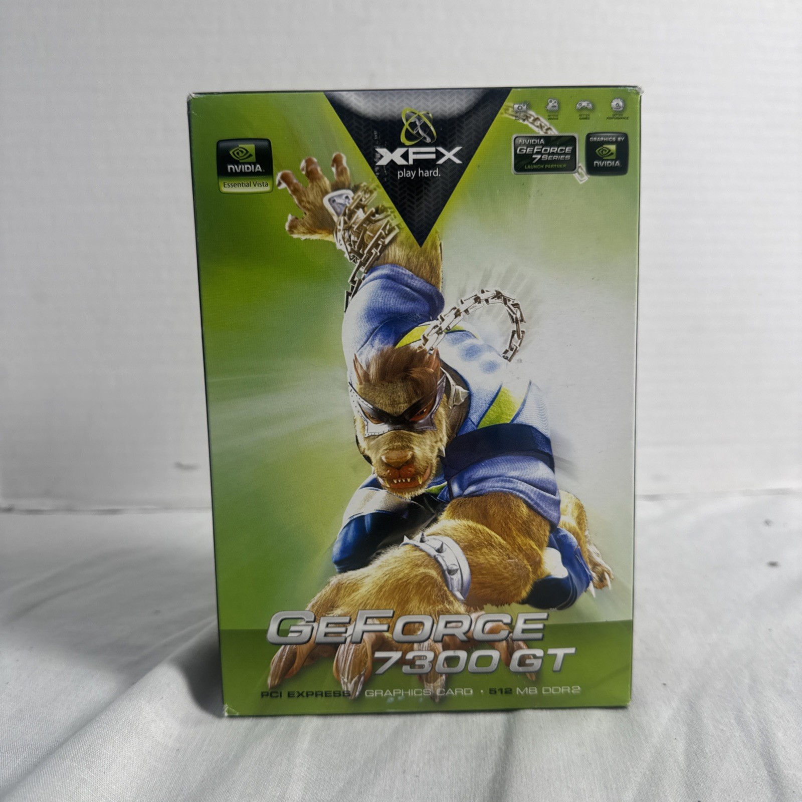 XFX Nvidia GeForce 7300GT 512mb DDR2 PCI Express Graphics Card NEW IN BOX