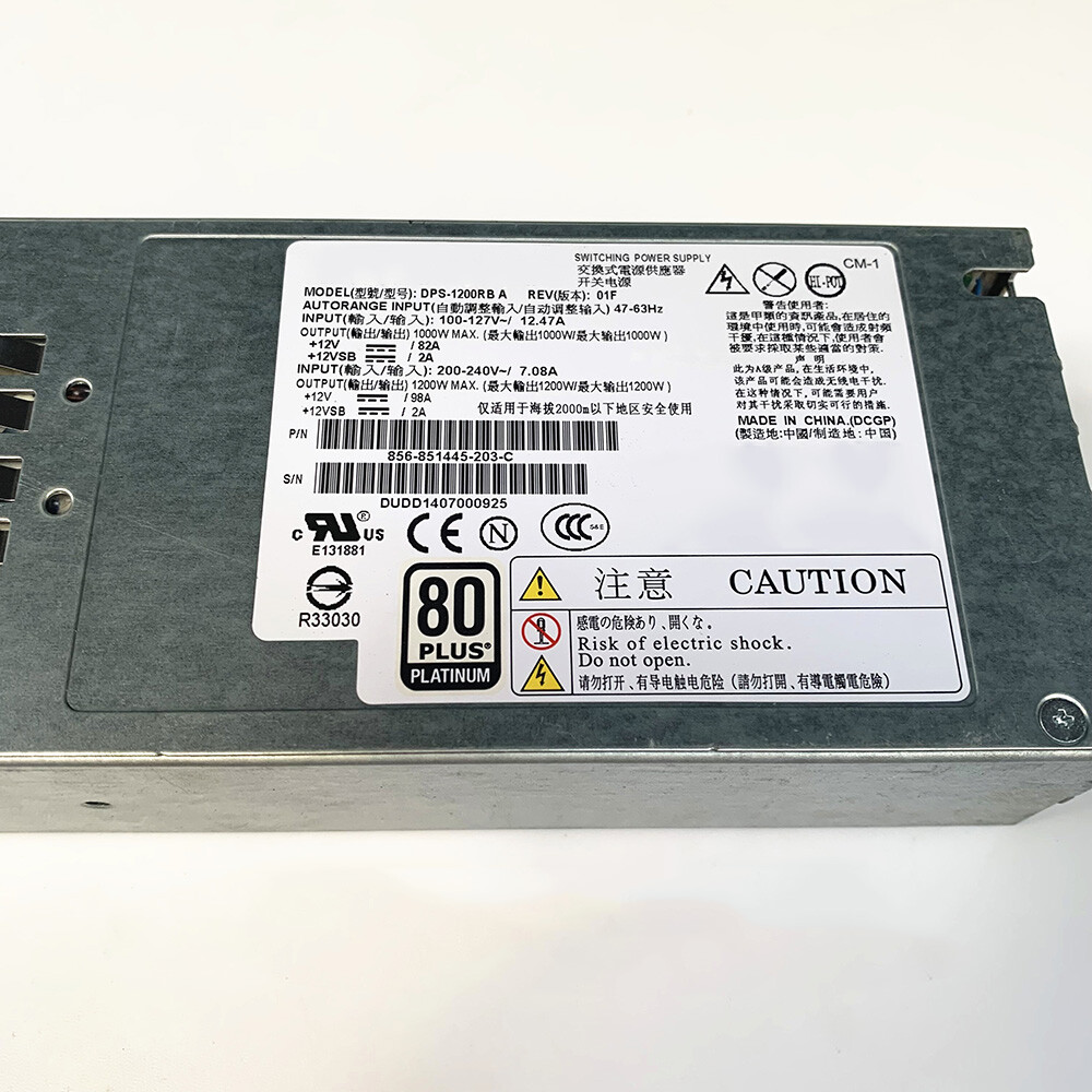 Server Power Supplies For Delta 1200W12V DPS-1200RB A