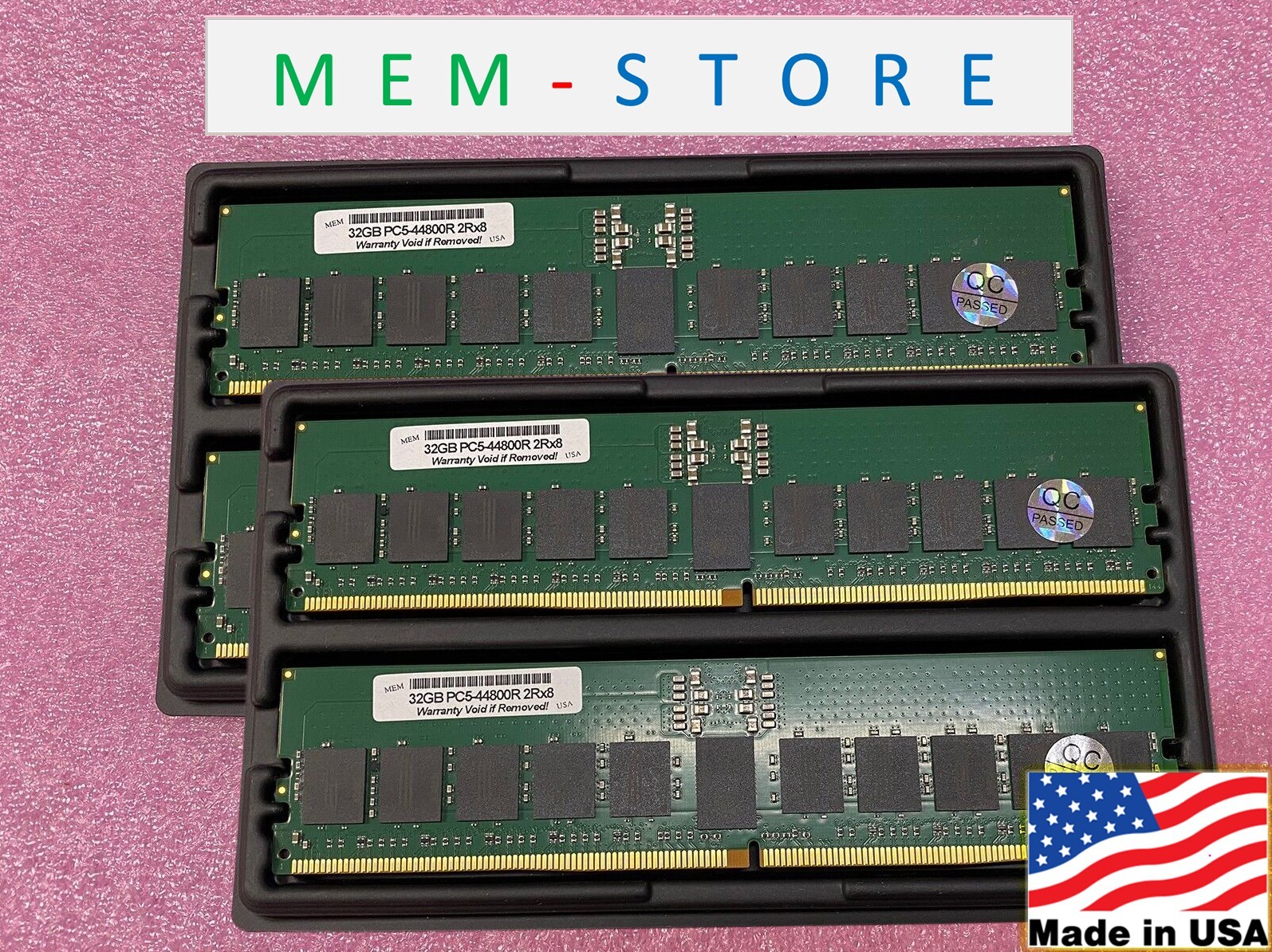 256GB 8x32GB RDIMM RAM DDR5-5600MHz ECC Compatible w/ AMD Expo and Intel XMP 3.0