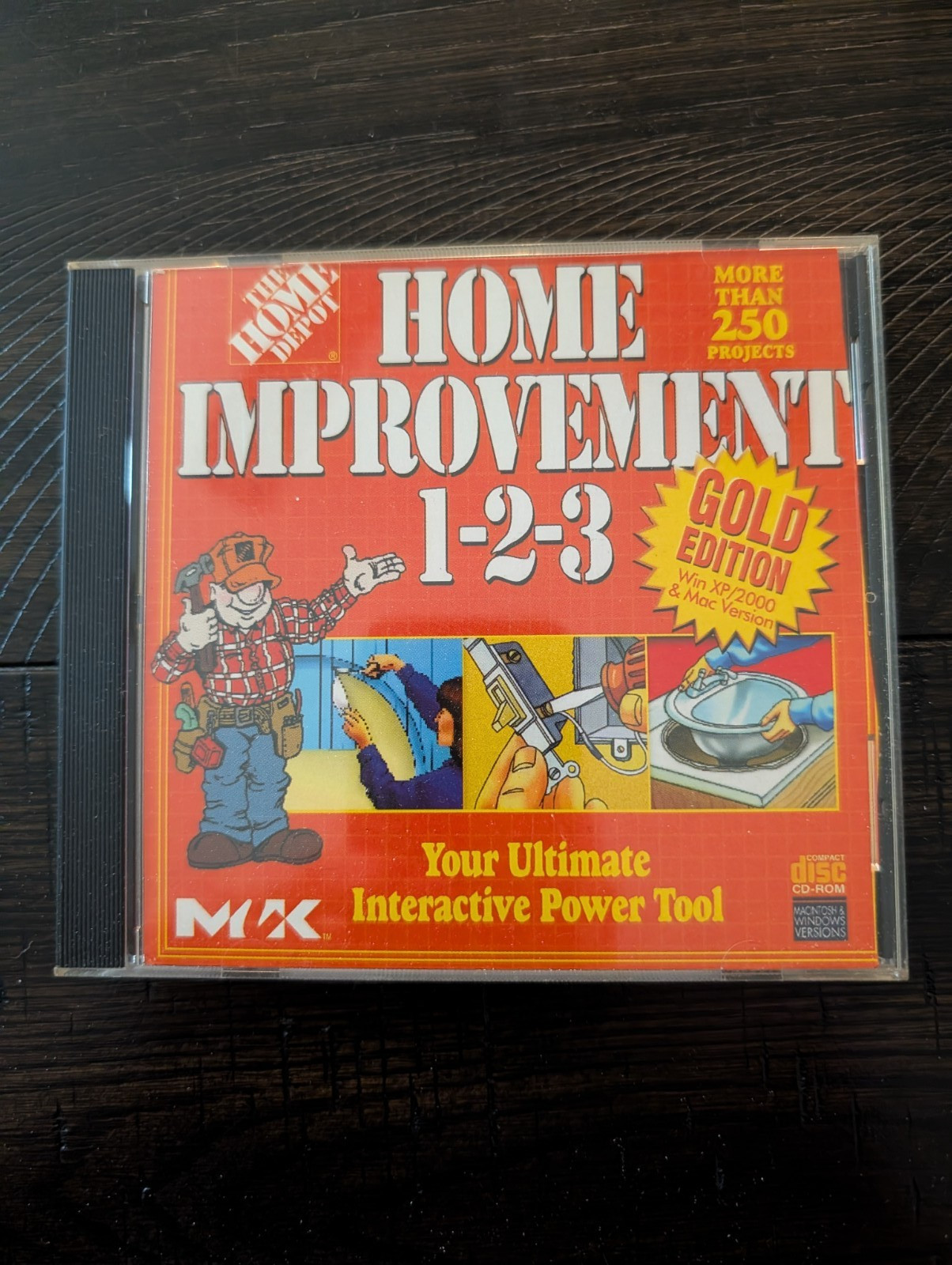 Home Depot - Home Improvement 1-2-3 Gold Edition CD Rom Windows & Mac Edition