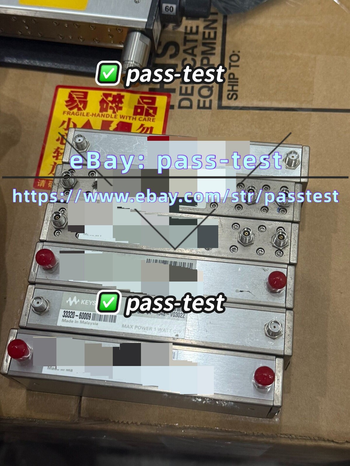 1PC USED KEYSIGHT 33320-60009 Attenuator. Via FedEx or DHL
