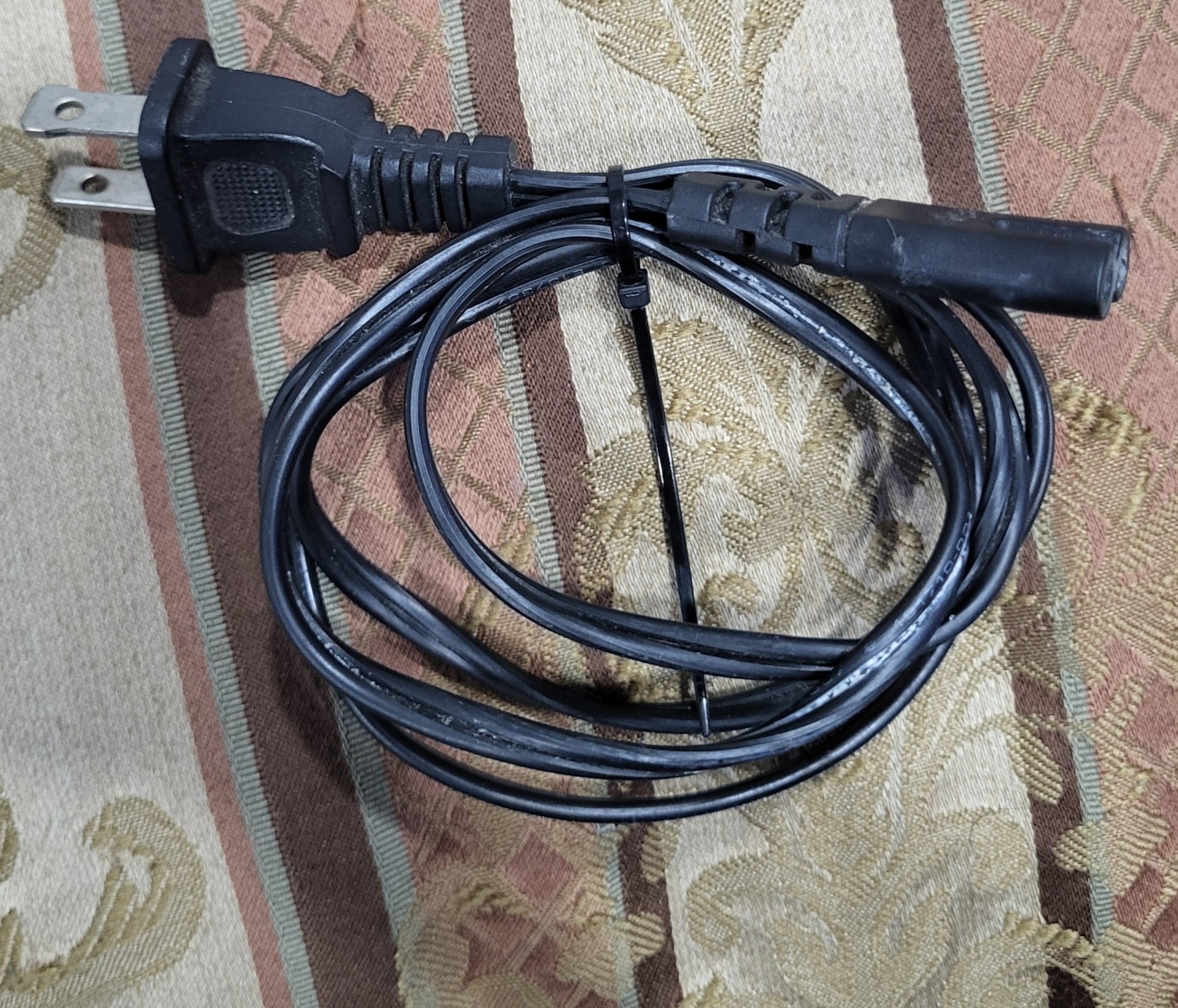 18AWG 2-Prong to Square/Round Connector AC Universal Replacement Power Cable 3ft