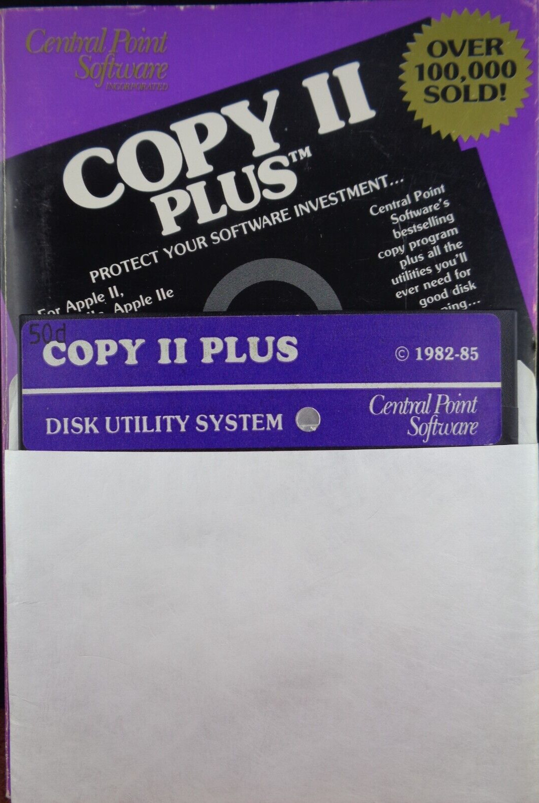 APPLE II -- COPY II PLUS VERSION 6.6 (CENTRAL POINT SOFTWARE - DISK)