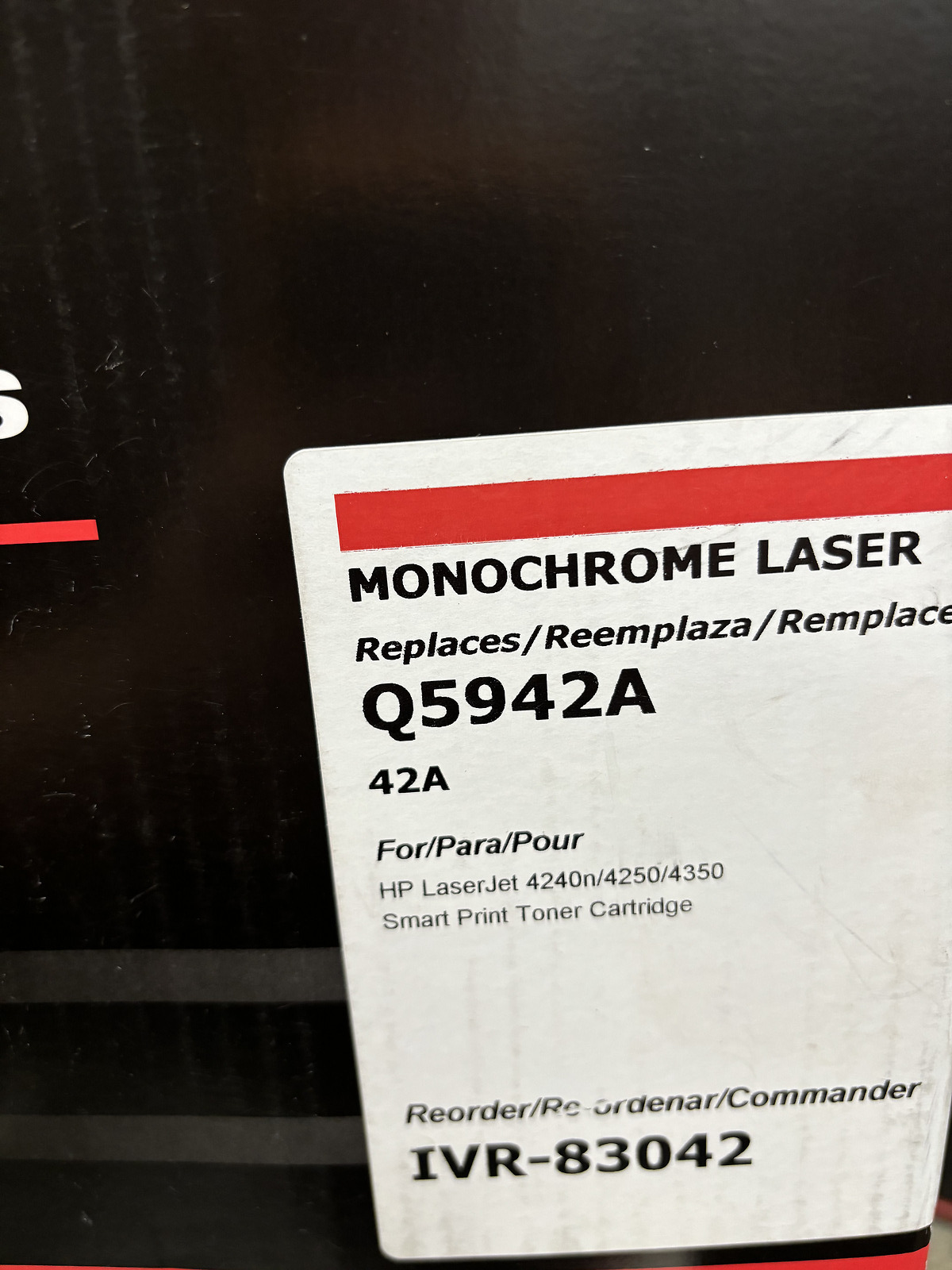 Innovera Monochrome Laser Q5942A IVR-83042