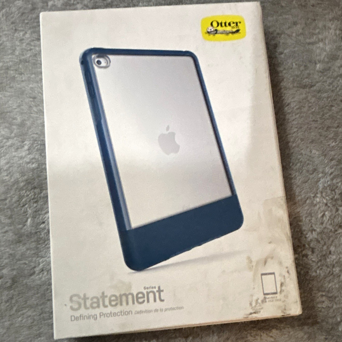 OtterBox Statement Series Blue Leather iPad Case, Slim Scratch Resistant