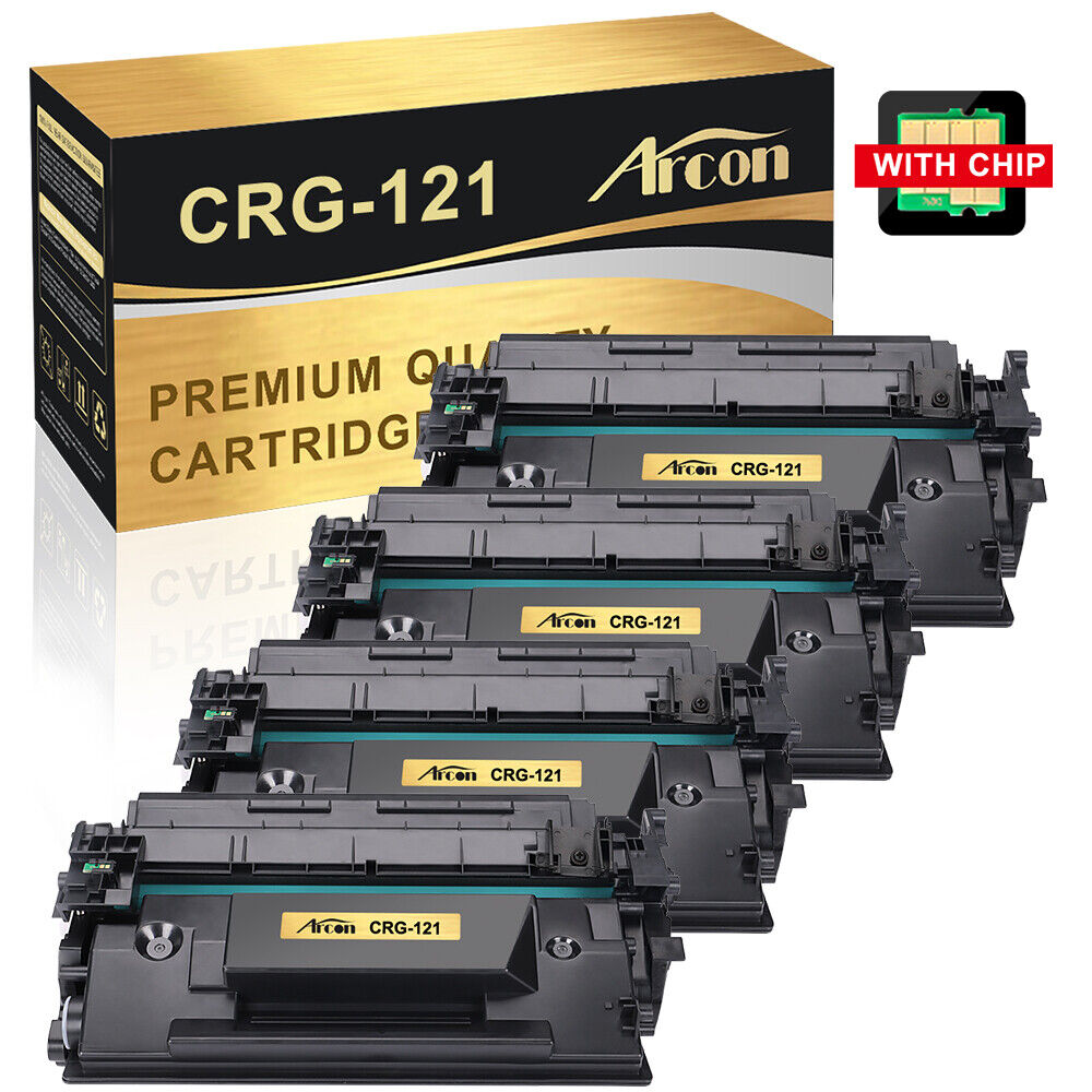 4 PACK Toner Cartridge Compatible For Canon 121 3252C001 ImageClass D1650 D1620