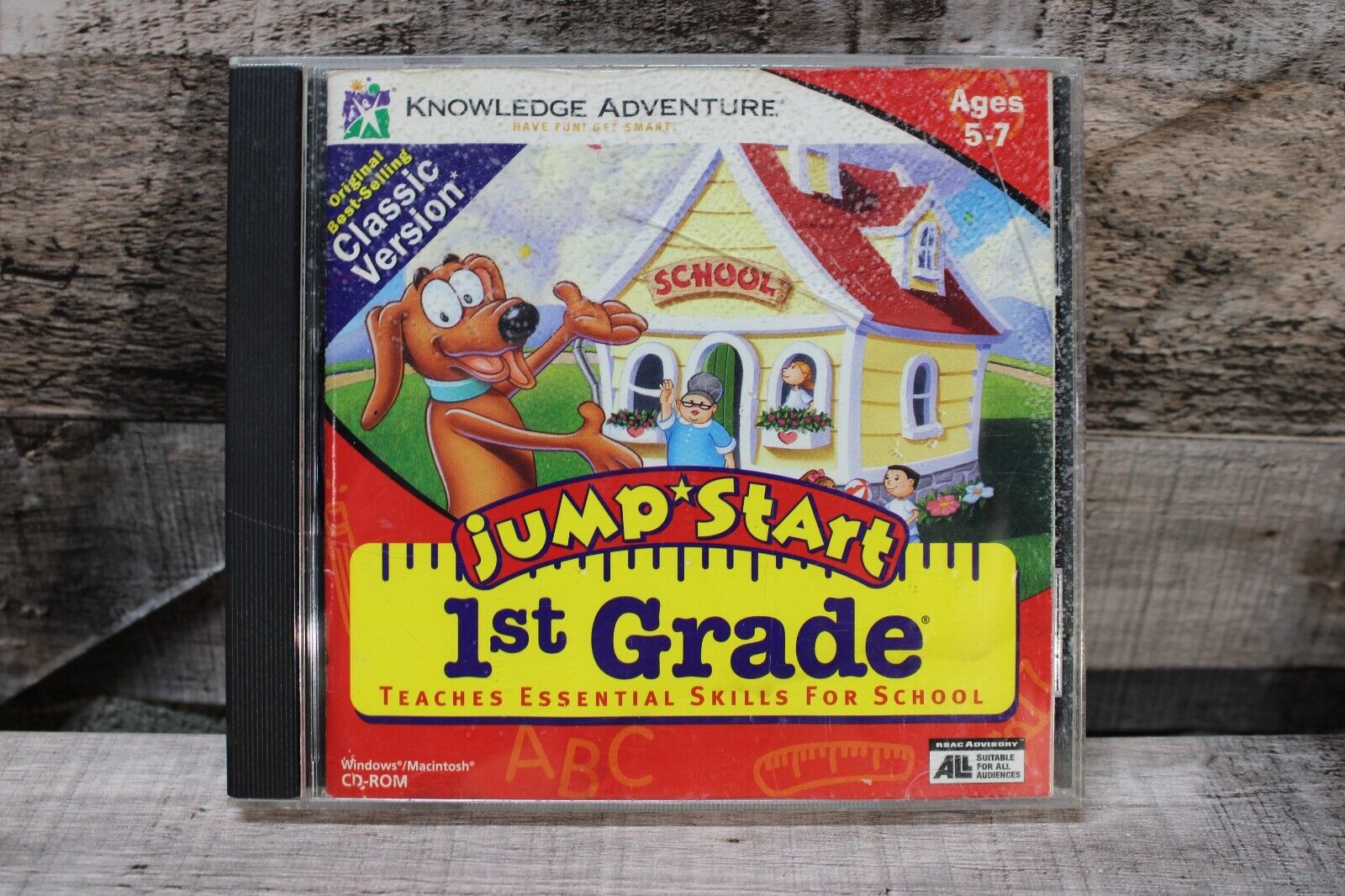 Jump Start 1st Grade Knowledge 1995/2000 CD-ROM Homeschool Education Learning