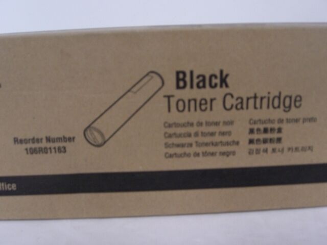 Genuine Xerox,  #106R01163,  Black Toner Cartridge