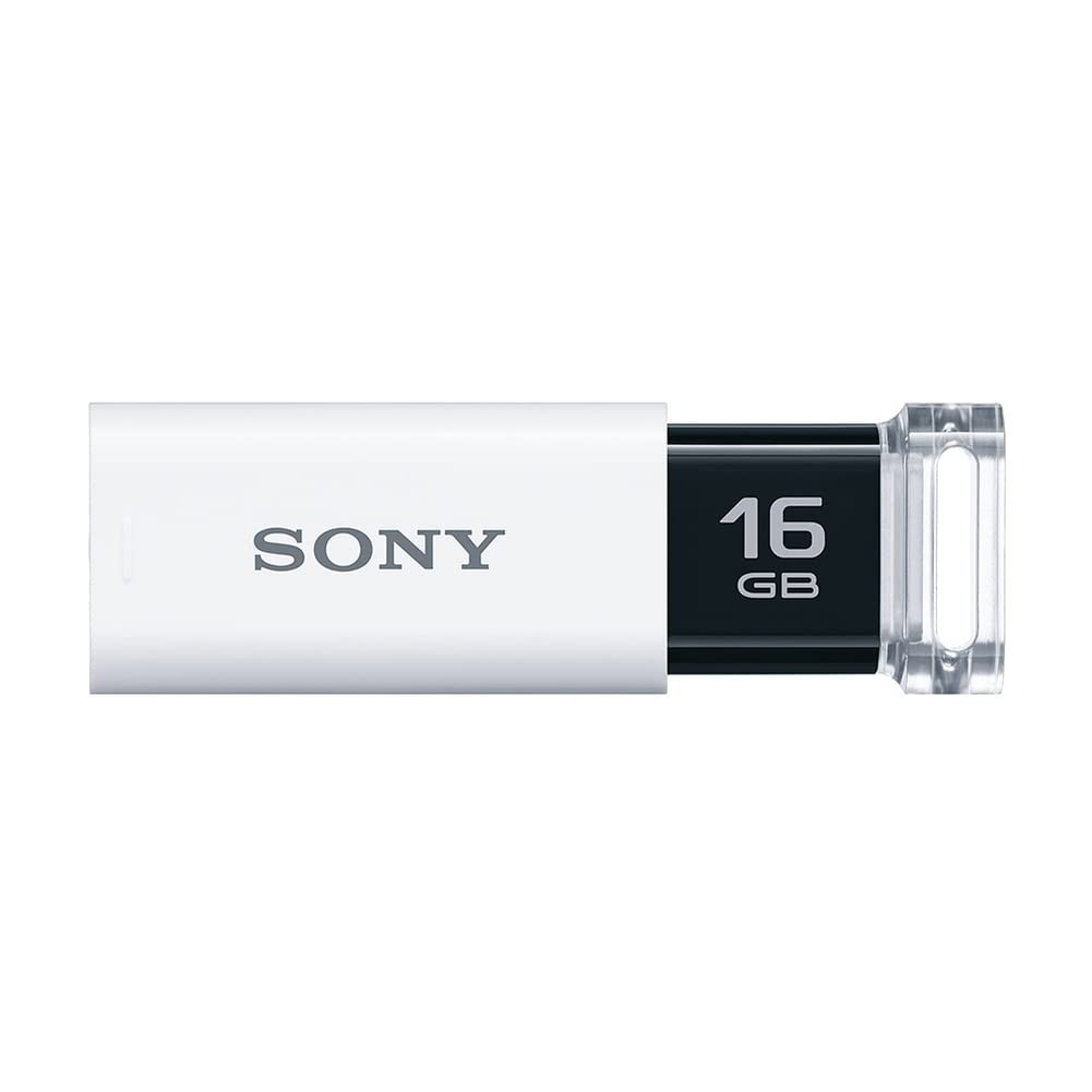 Sony USB 3.1 Memory Stick, 16GB, White, Capless, USM16GUW [Official Japanese Pro