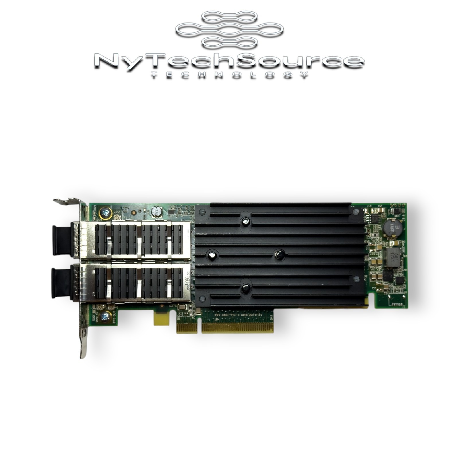 Dell 5X2H8 Solarflare SFN8042 40GbE Dual Port QSFP+ NIC Low Profile