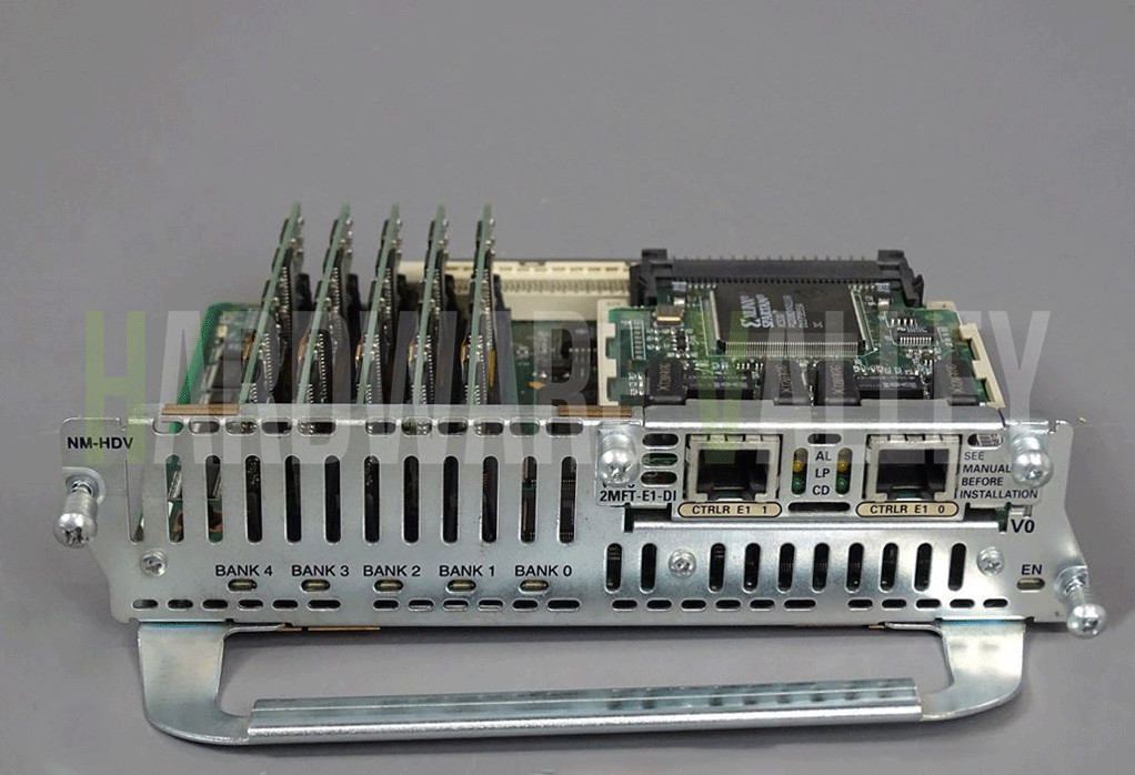Used CISCO NM-HDV-2E1-60 Dual-Port 60 Channel E1 Voice/Fax Network ...