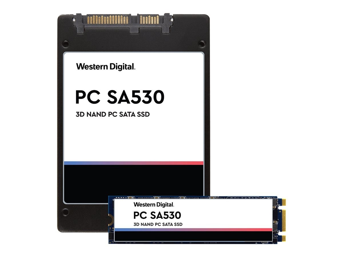 WD PC SA530 SSD 1 TB internal 2.5" SATA 6Gb/s 2.5" SATA 6Gb/s SDASB8Y-1T00