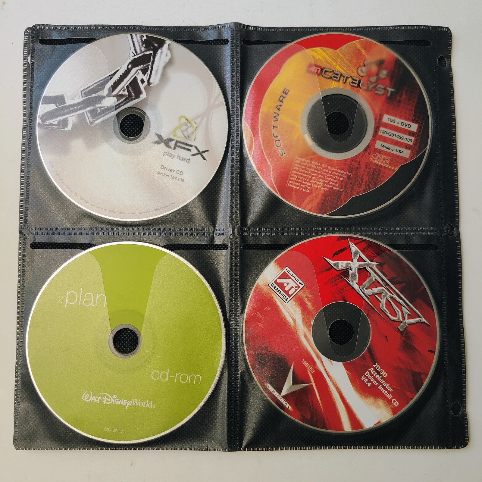 Lot of 16 Vintage 90s/2000's PC CD-ROM Programs, Drivers, Replacement Discs Misc