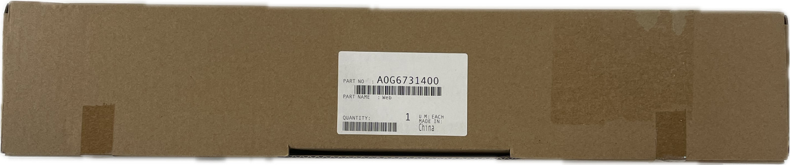 Genuine Konica Minolta Web A0G6731400 For Bizhub PRO 1051 - 1250  Brand New.