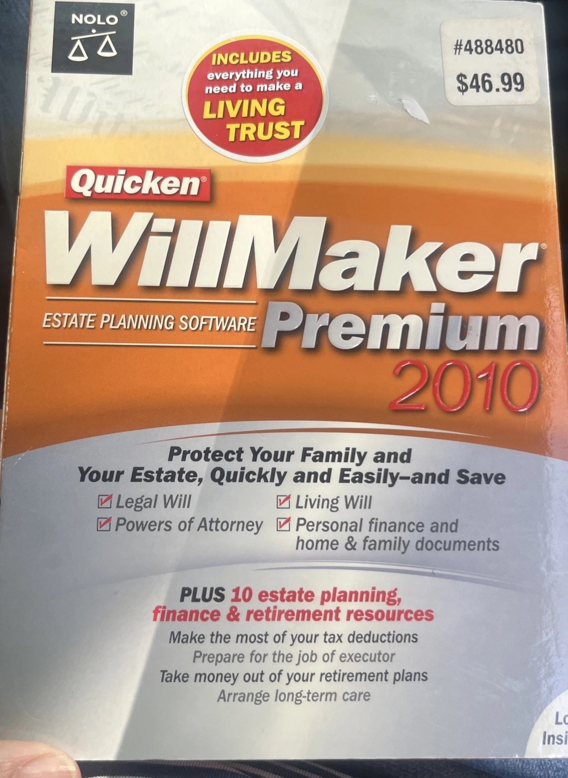 Quicken WillMaker PREMIUM 2010 new - Living Trust Maker